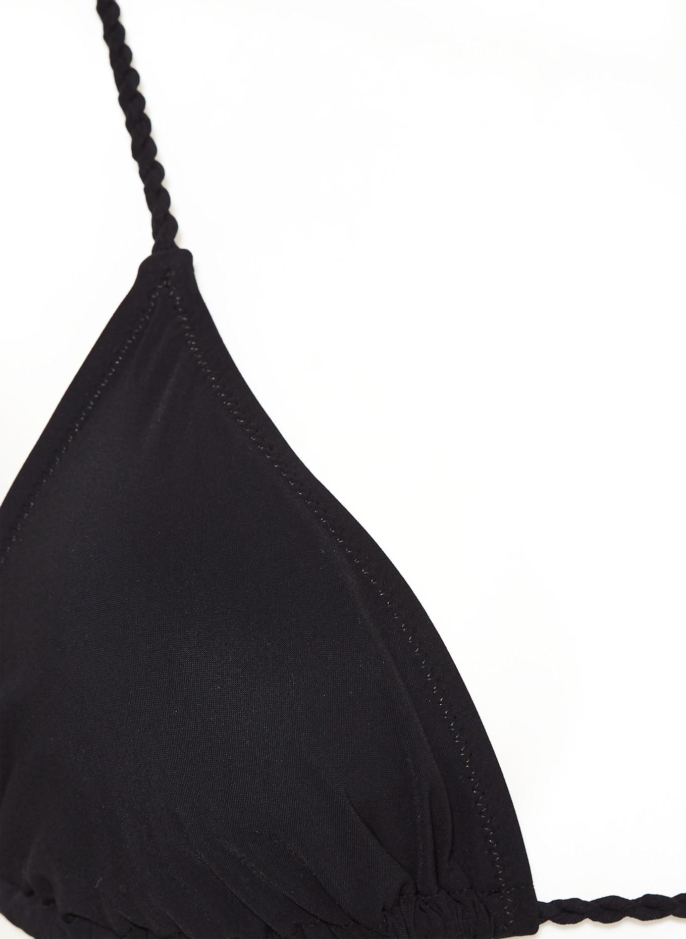 VILEBREQUIN Triangel bikinitop TRESSES LUXE: ZWART
