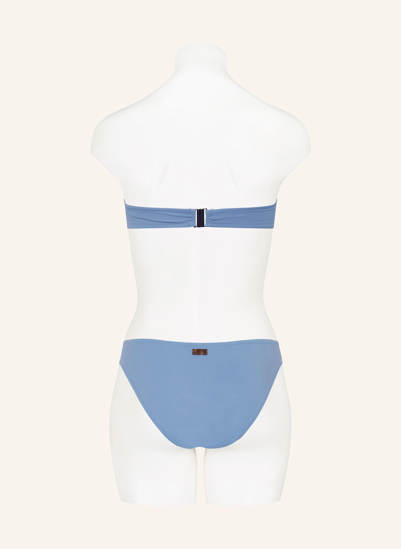VILEBREQUIN Bandeau-Bikini-Top SOLID SCULPT: HELLBLAU