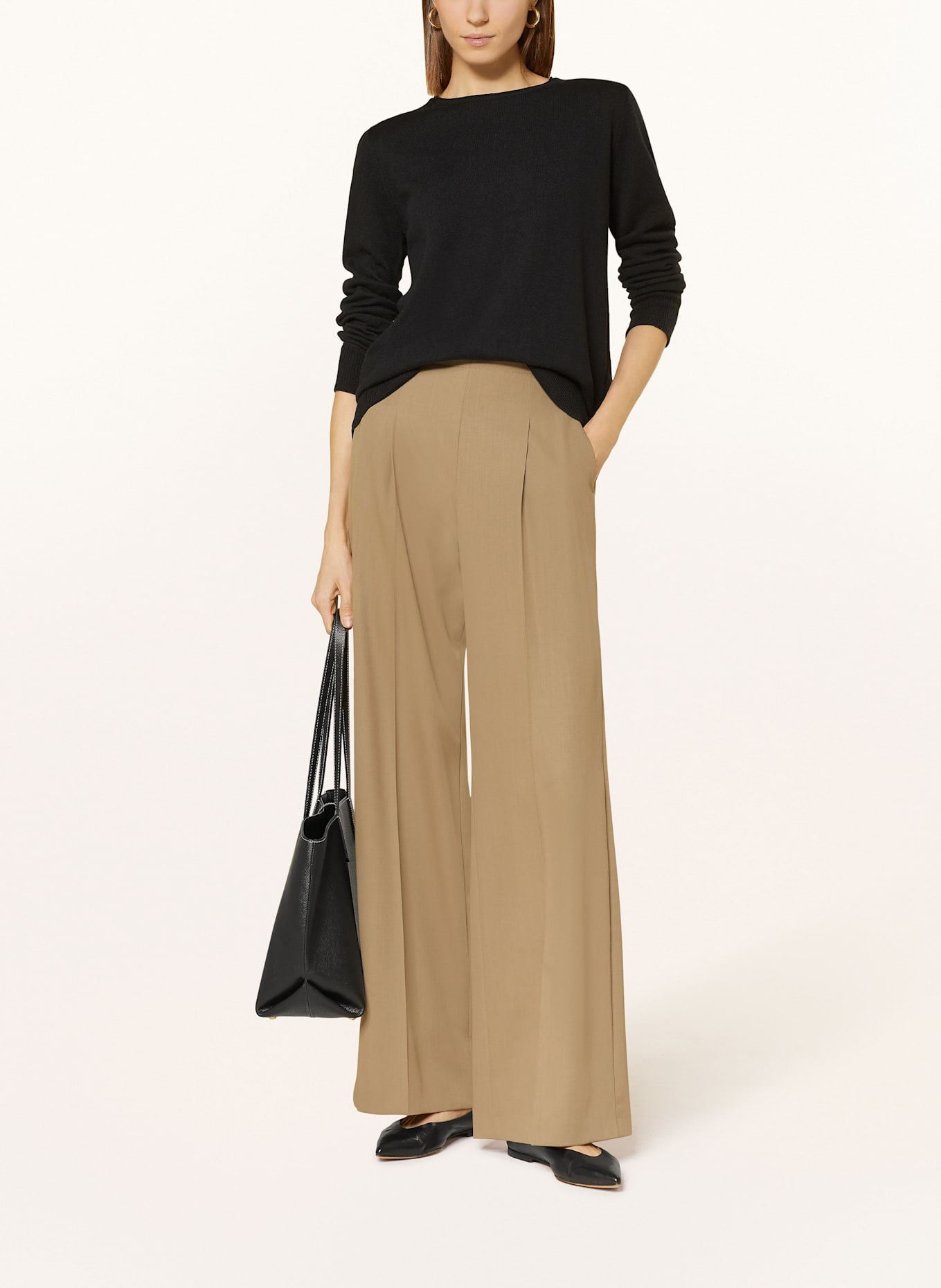 MAERZ MUENCHEN Pullover: SCHWARZ