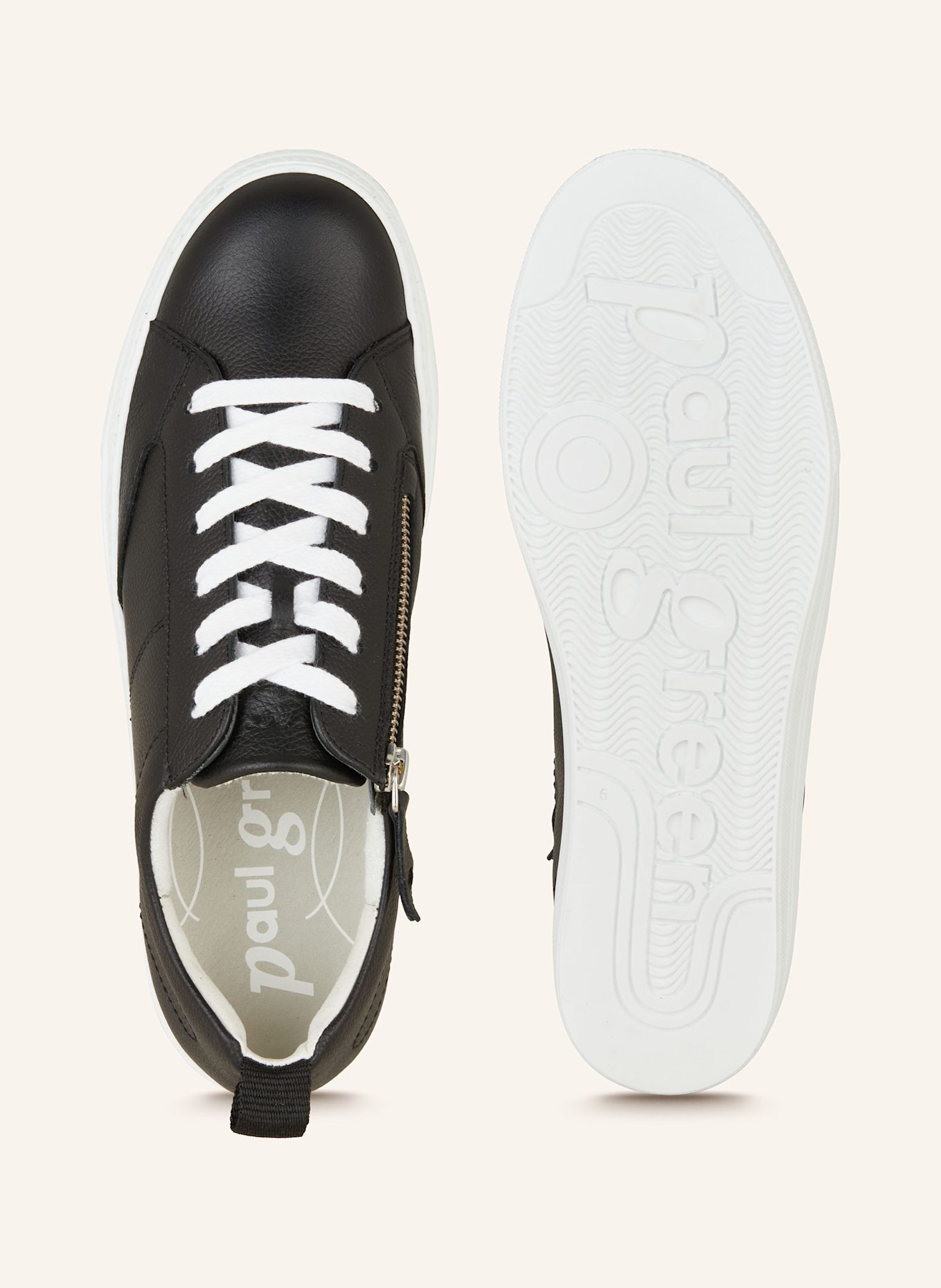 paul green Sneakers, Color: BLACK/ WHITE (Image 6)