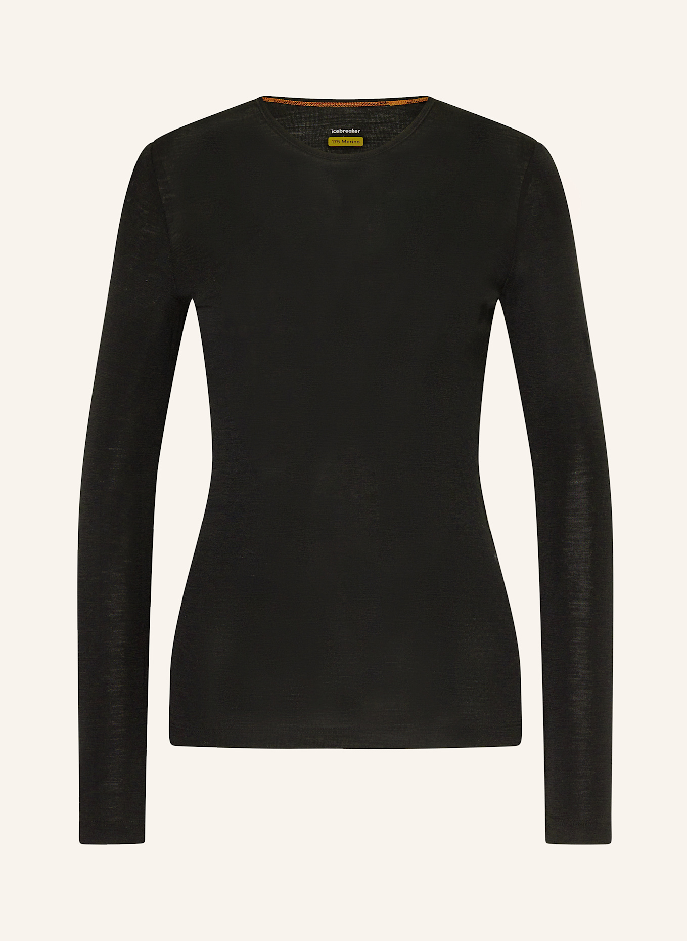 icebreaker Funktionswäsche-Shirt 175 EVERYDAY aus Merinowolle: SCHWARZ