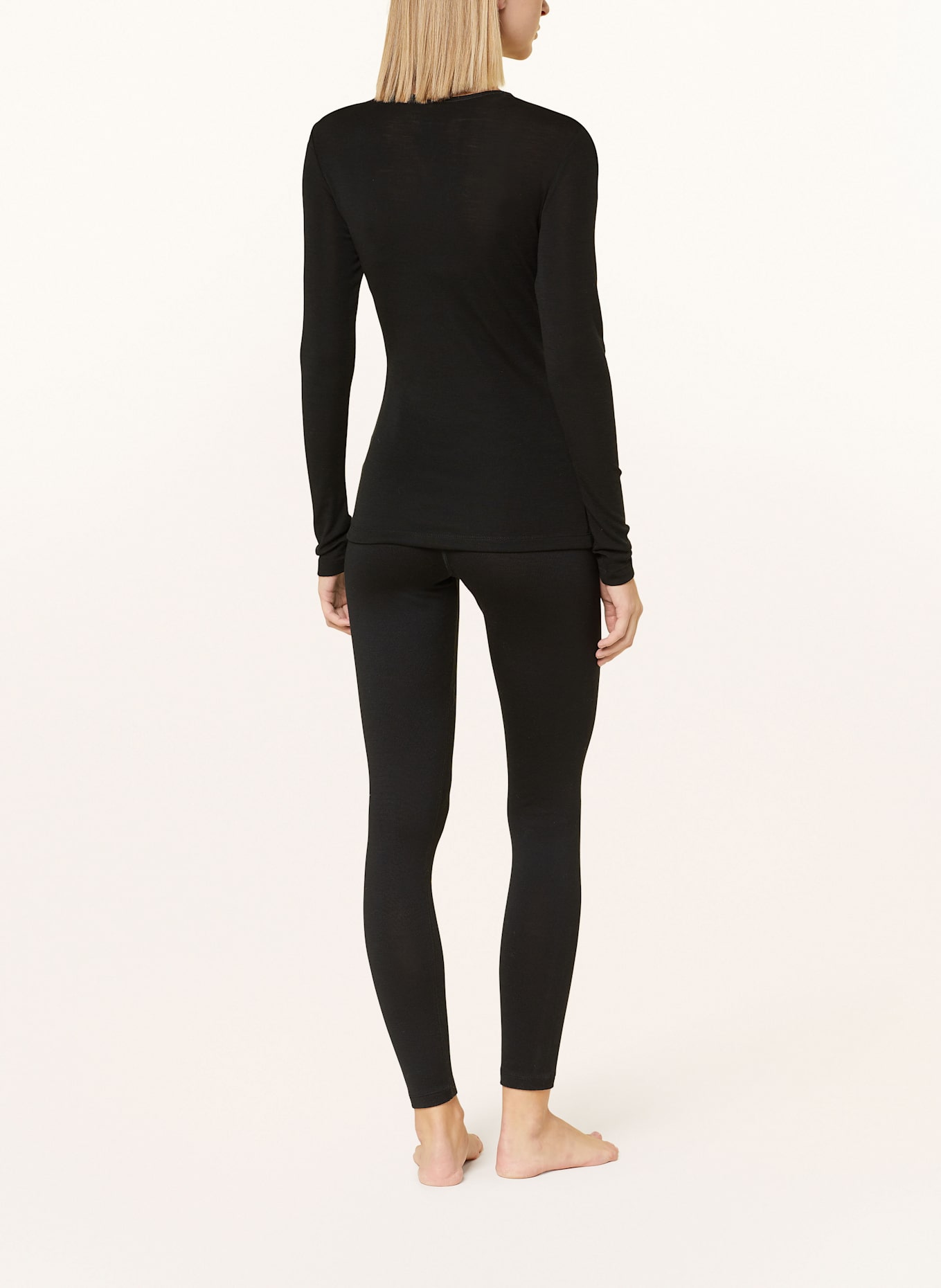 icebreaker Funktionswäsche-Shirt 175 EVERYDAY aus Merinowolle: SCHWARZ