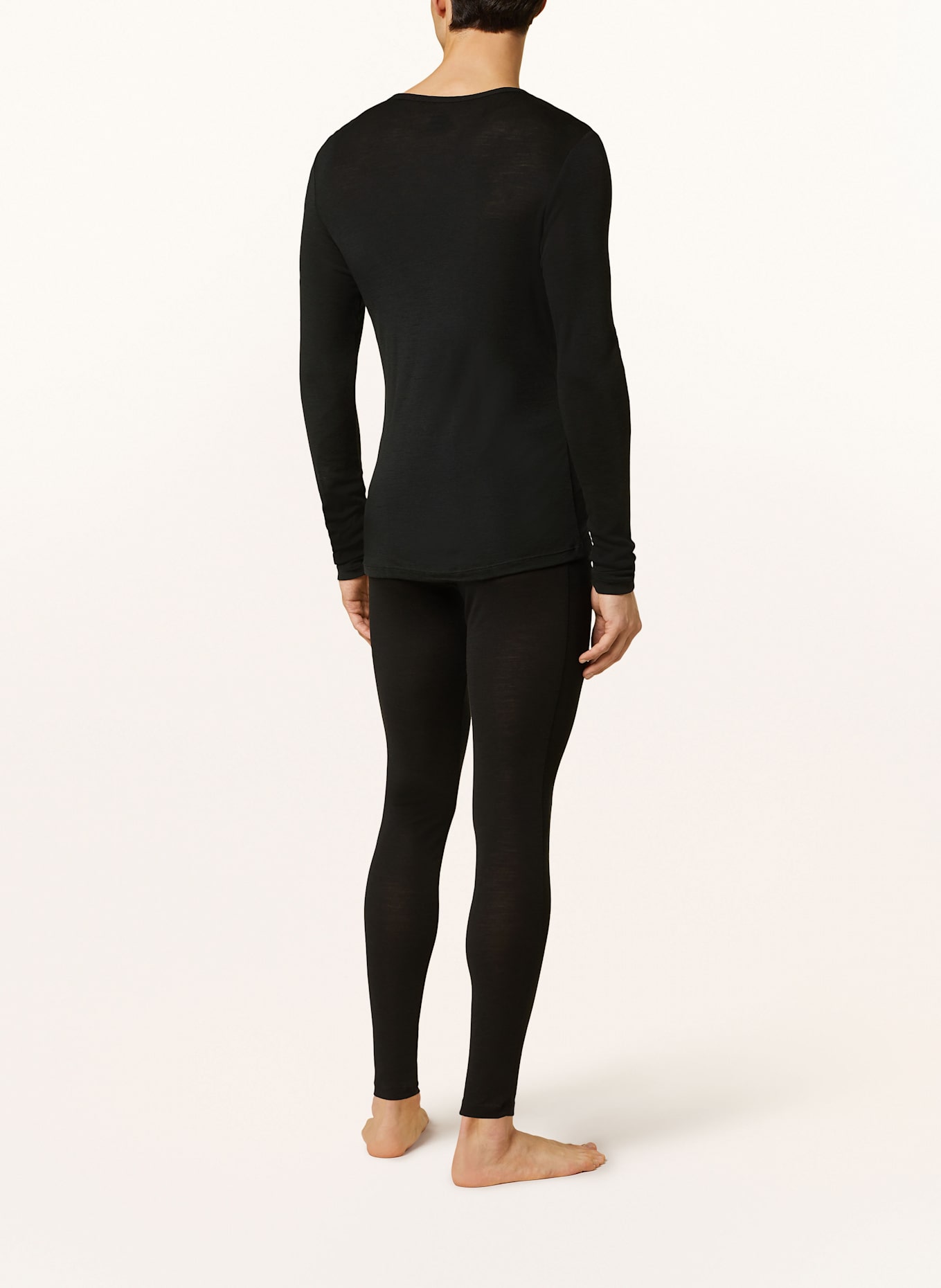 icebreaker Funktionswäsche-Shirt 175 EVERYDAY aus Merinowolle: SCHWARZ