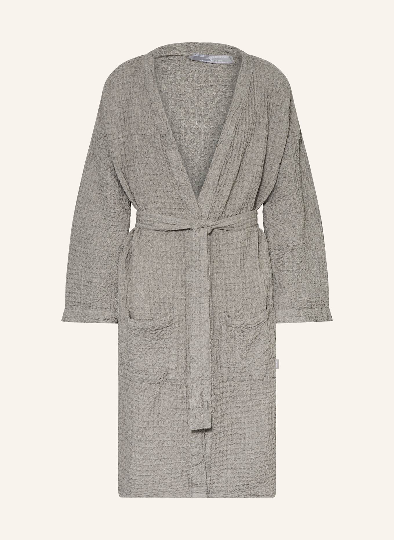 LUHTA HOME Unisex-Bademantel PELLAVA : GRAU