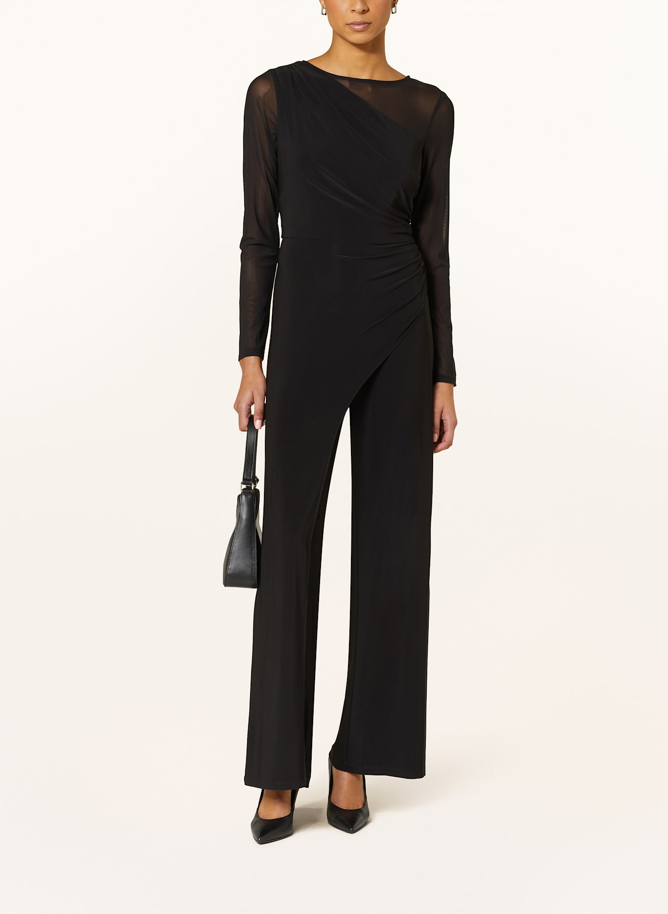 ADRIANNA PAPELL Jumpsuit: BLACK