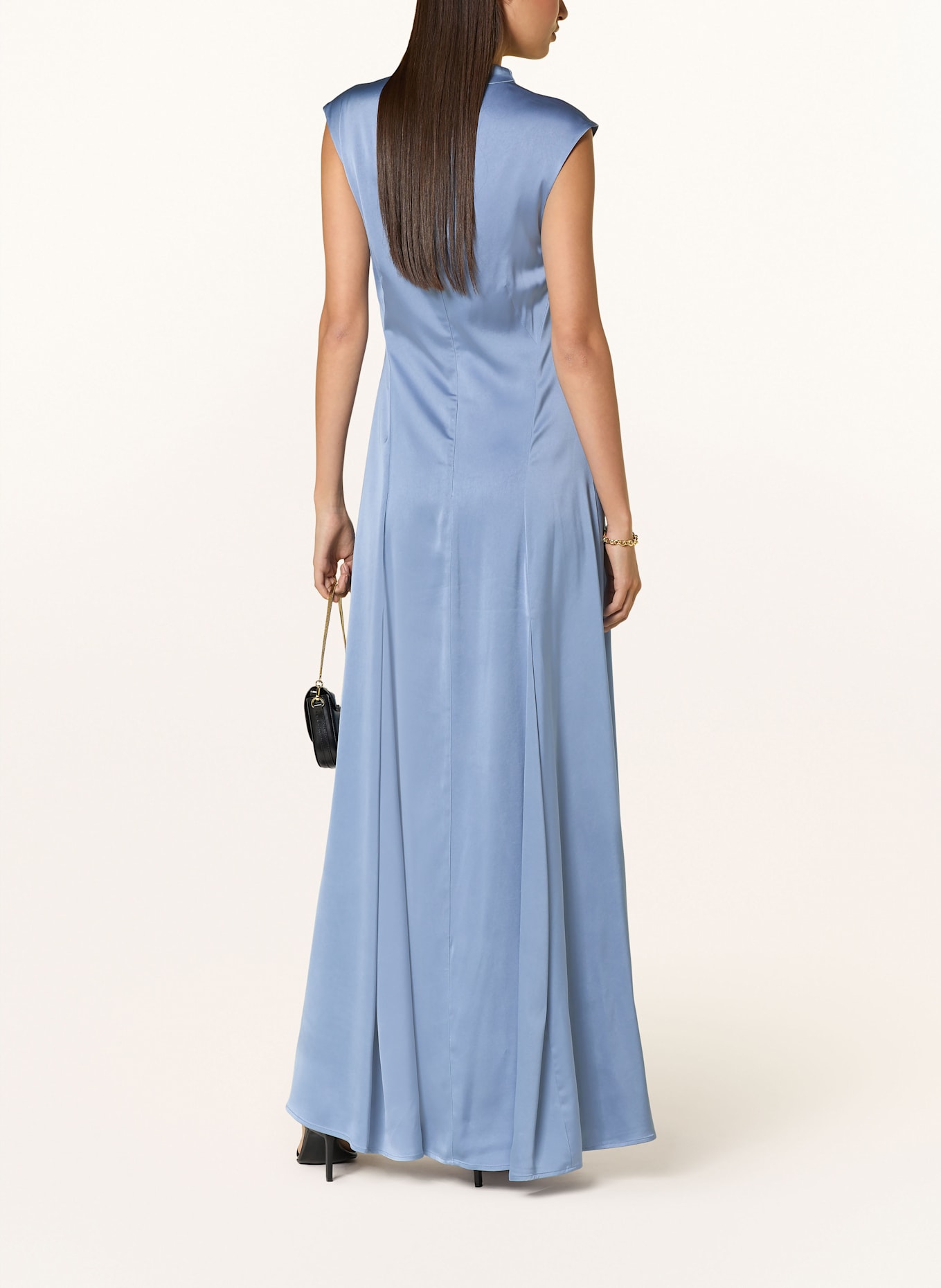 IVY OAK Satinkleid MARCELLA LIZ: HELLBLAU