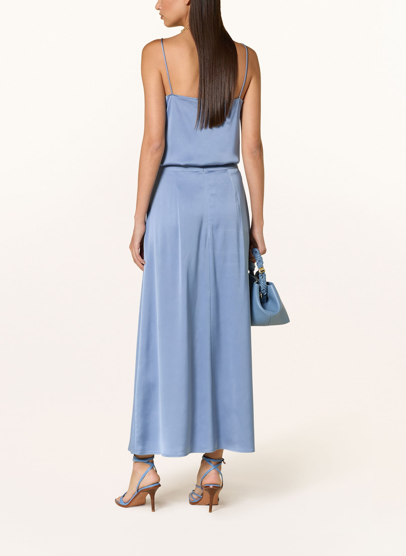 IVY OAK Saténový top TILDA ANN: MODRÁ