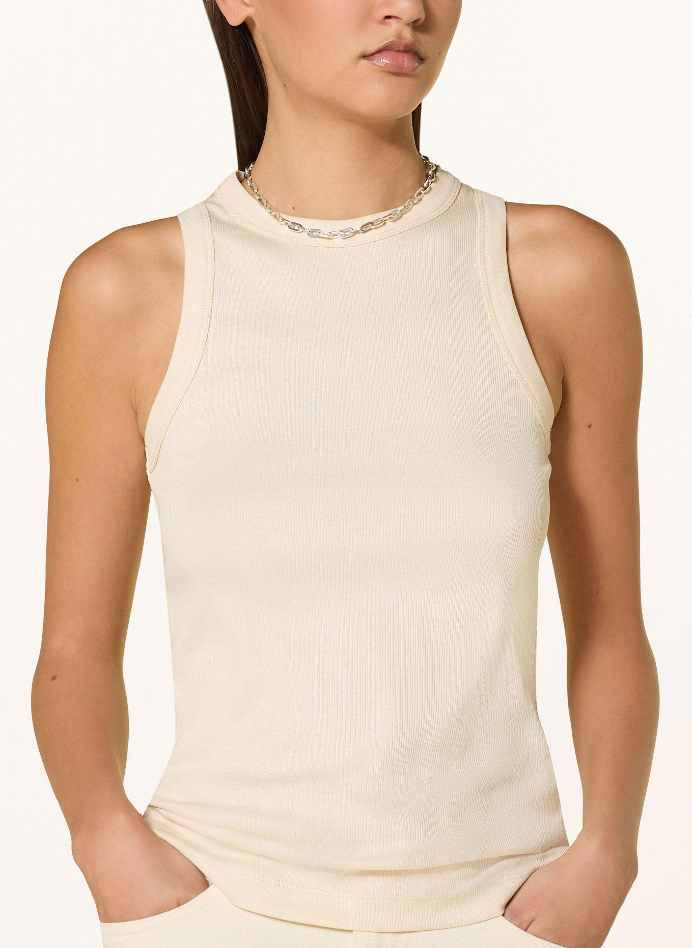 IVY OAK Tanktop KLARA ANN: HELLBRAUN