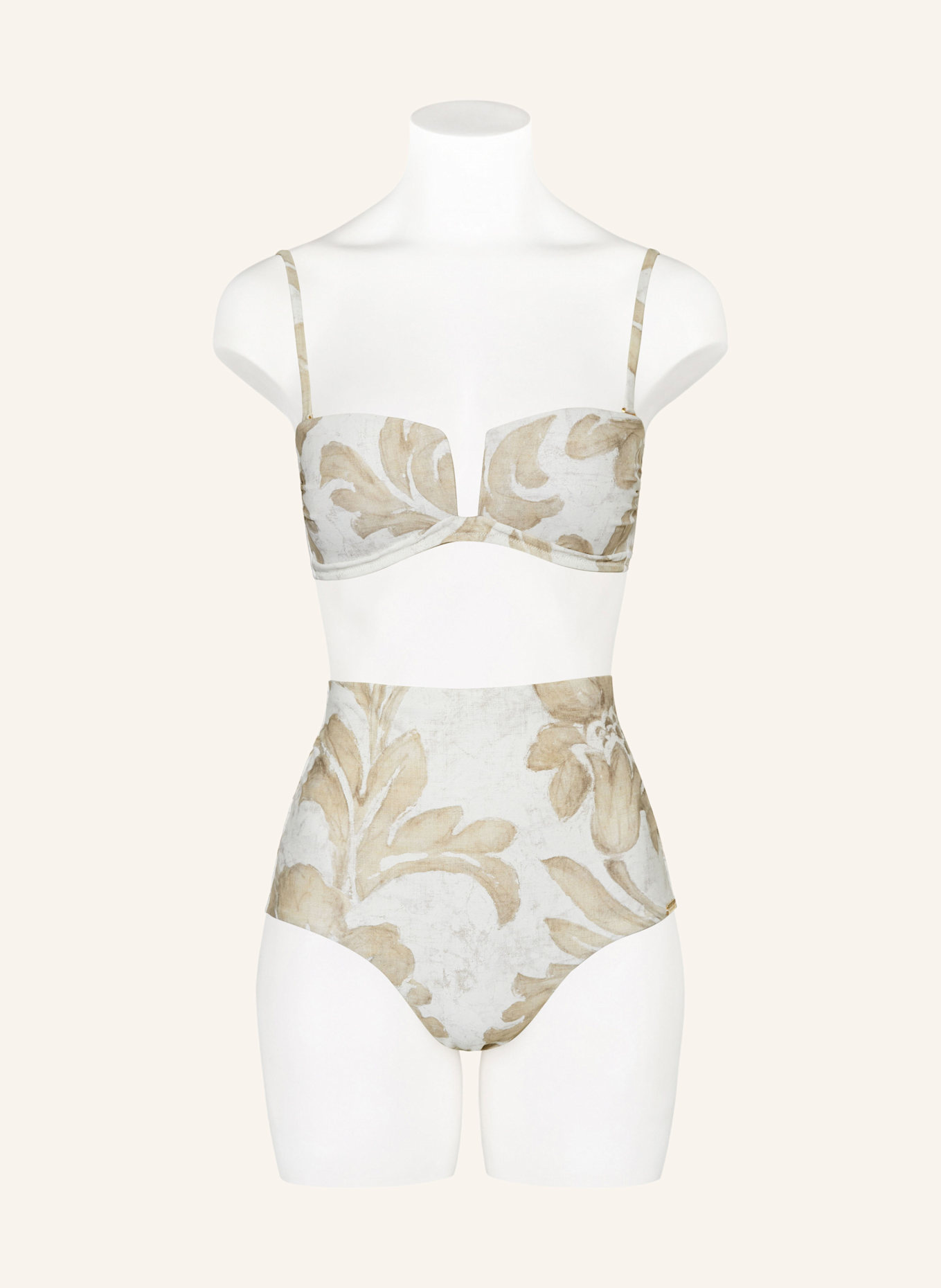 MARYAN MEHLHORN Bandeau-Bikini-Top ORNATION: CREME/ BEIGE
