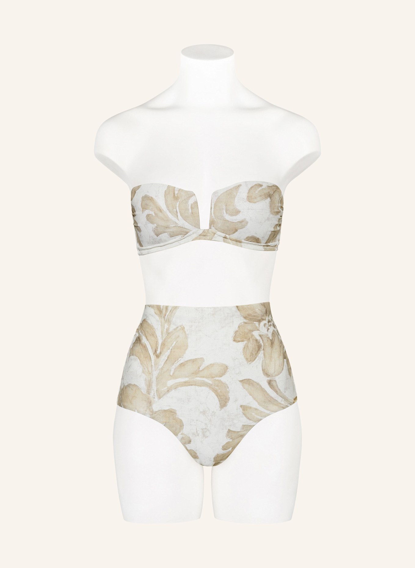 MARYAN MEHLHORN Bandeau-Bikini-Top ORNATION: CREME/ BEIGE