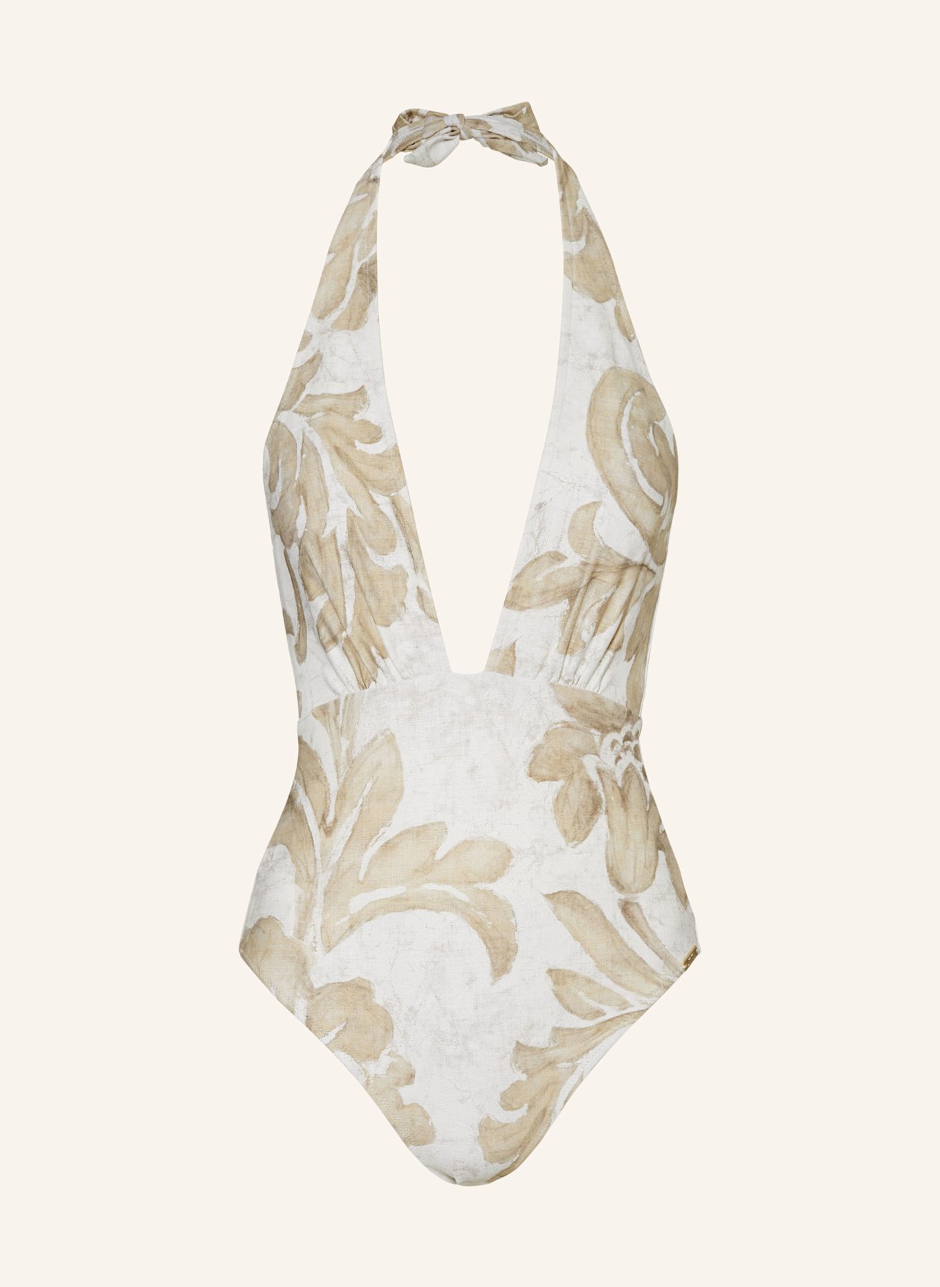 MARYAN MEHLHORN Badeanzug ORNATION: CREME / BEIGE