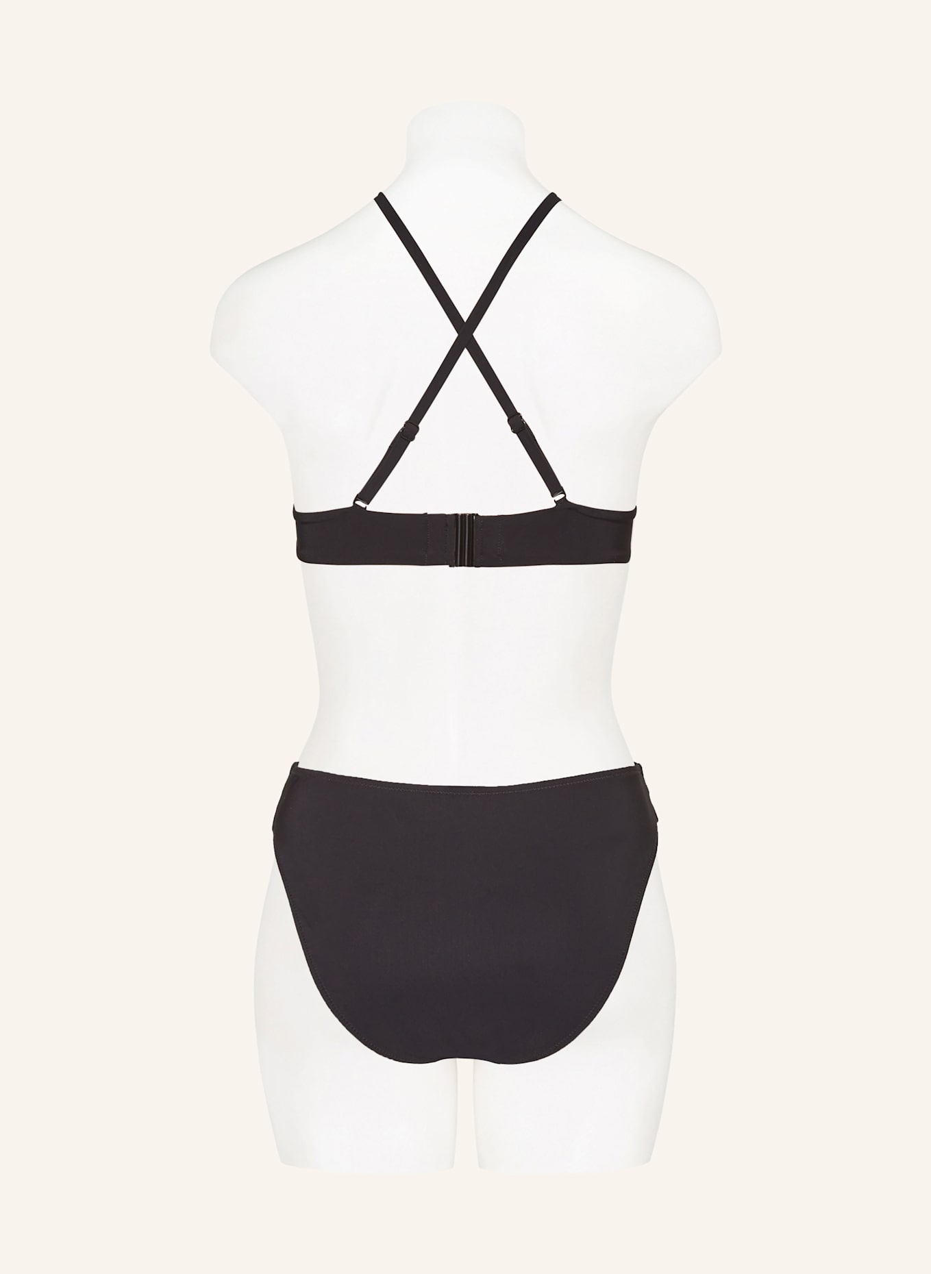 MARYAN MEHLHORN Bralette-Bikini-Top STRATUM: SCHWARZ / CREME