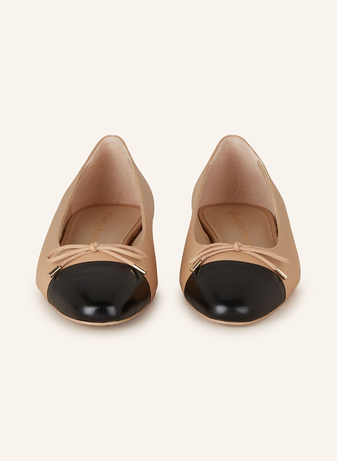 STUART WEITZMAN Ballet flats, Color: NUDE/ BLACK (Image 3)
