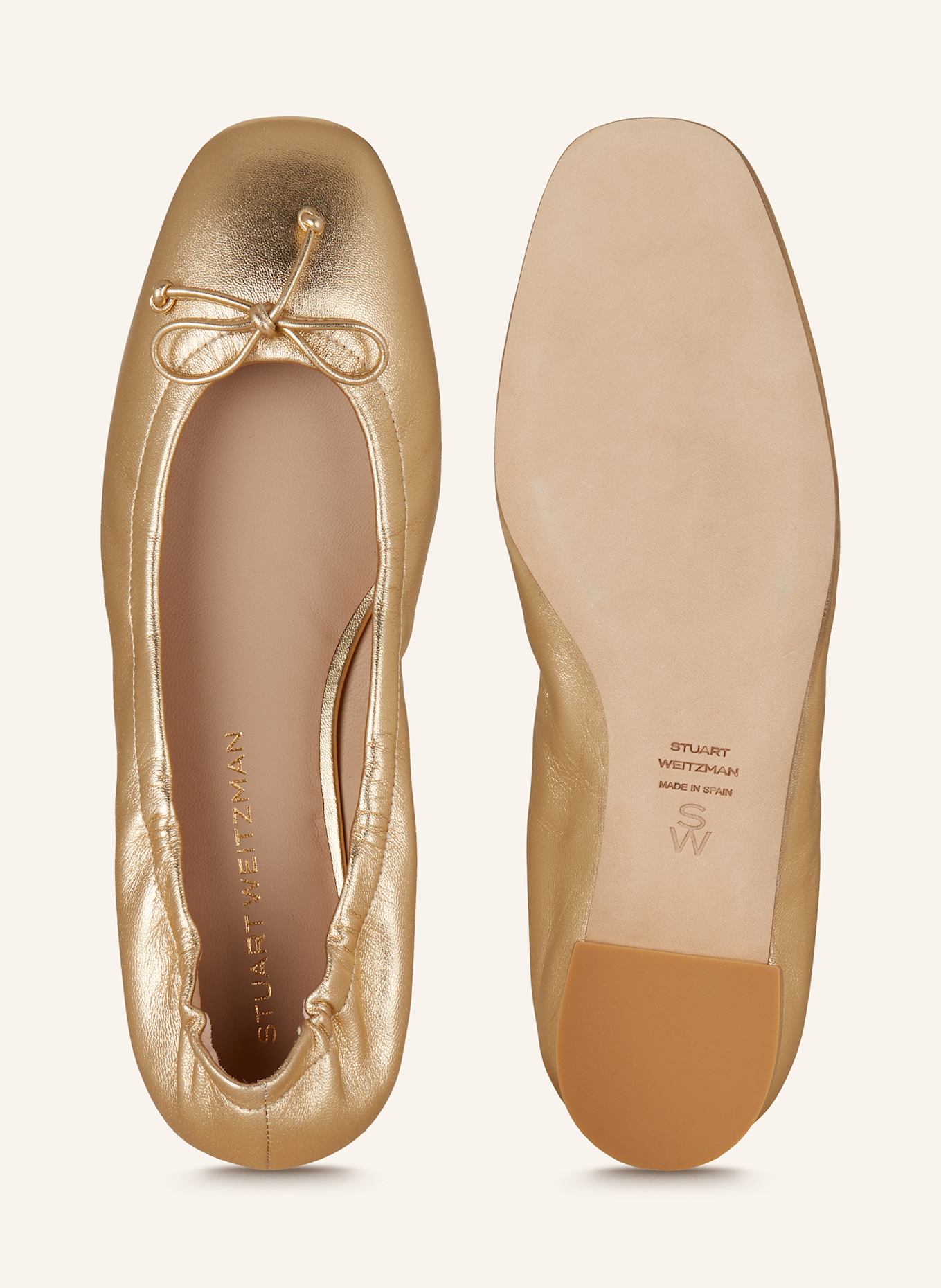 STUART WEITZMAN Ballerinas BRIA, Farbe: GOLD (Bild 5)
