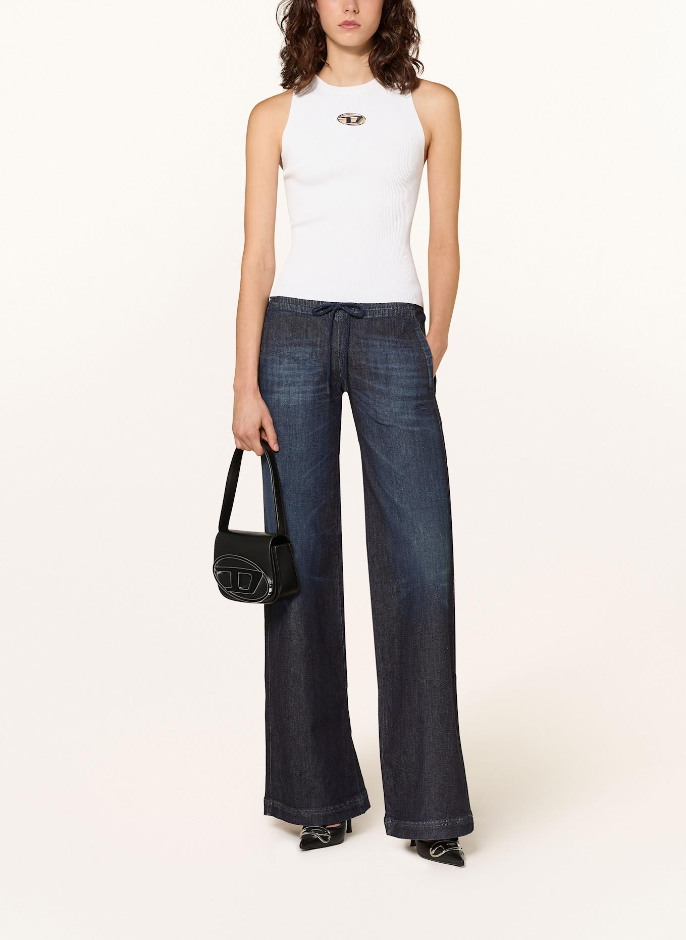 DIESEL Stricktop M-CADDIX-TOP mit Cut-outs: CREME