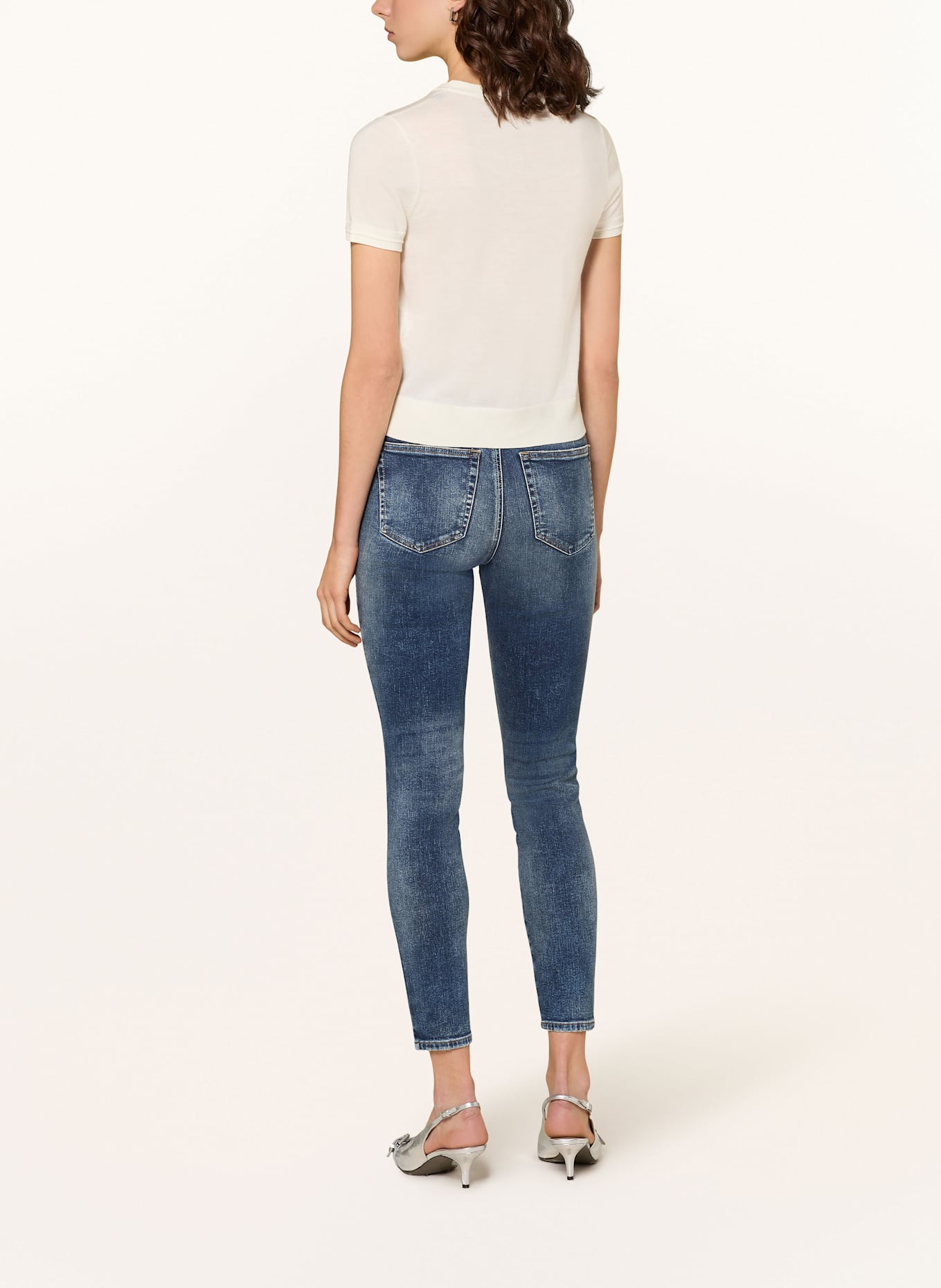 DIESEL Jeansy skinny 1984 SLANDY-HIGH, Kolor: 01 (Obrazek 3)