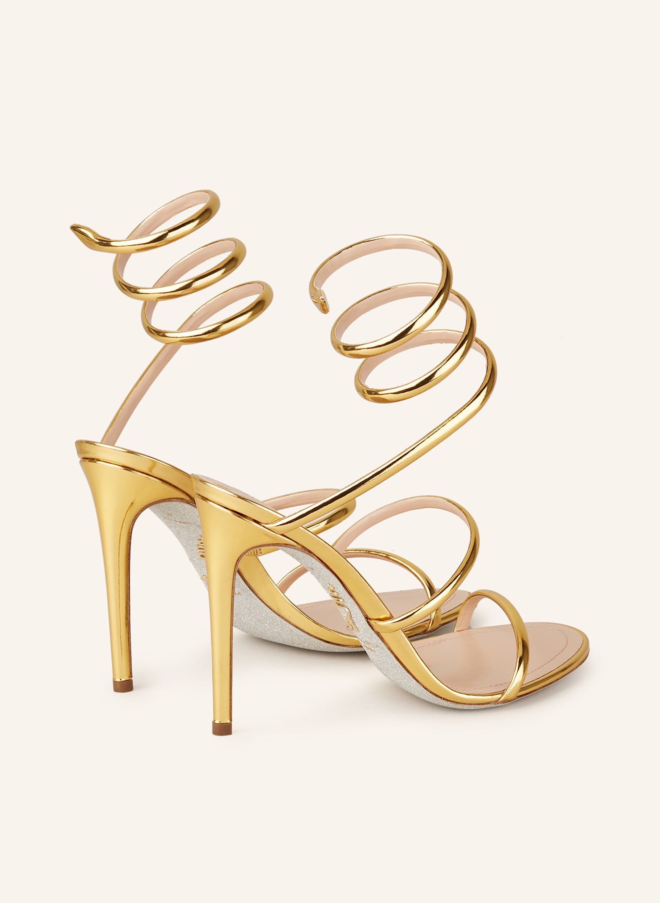 RENE CAOVILLA Sandals: GOLD