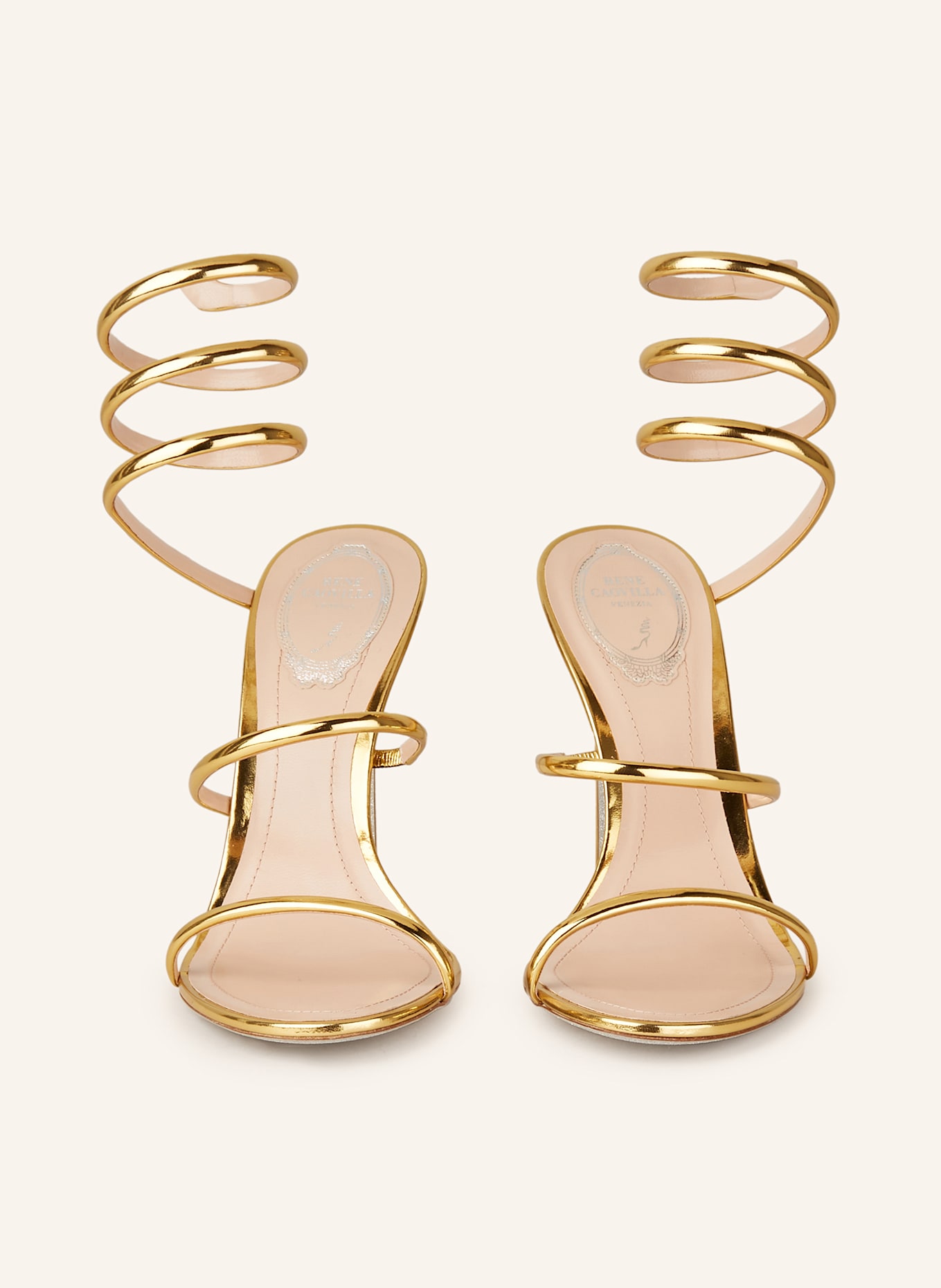 RENE CAOVILLA Sandals: GOLD