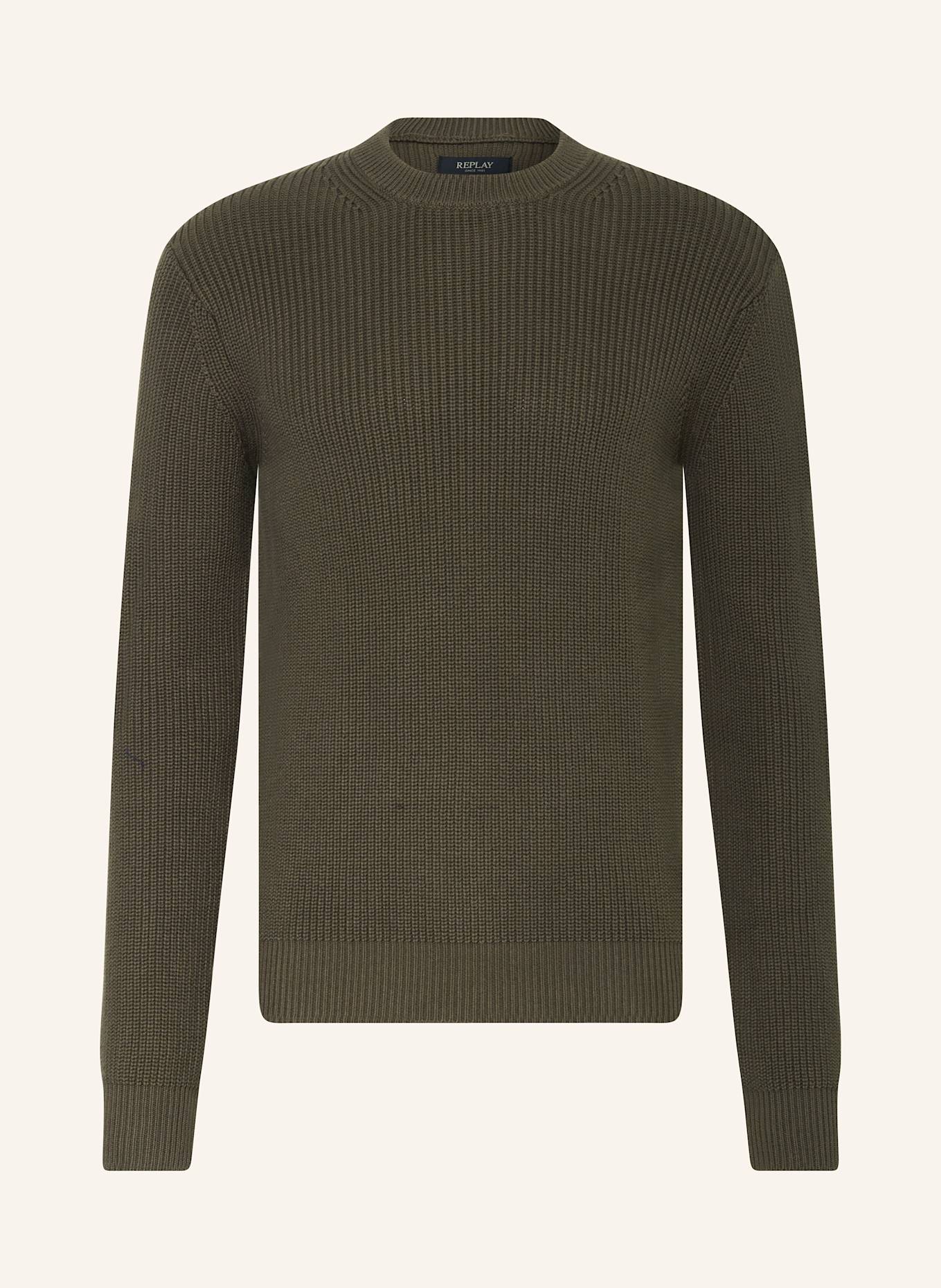 REPLAY Pullover: KHAKI