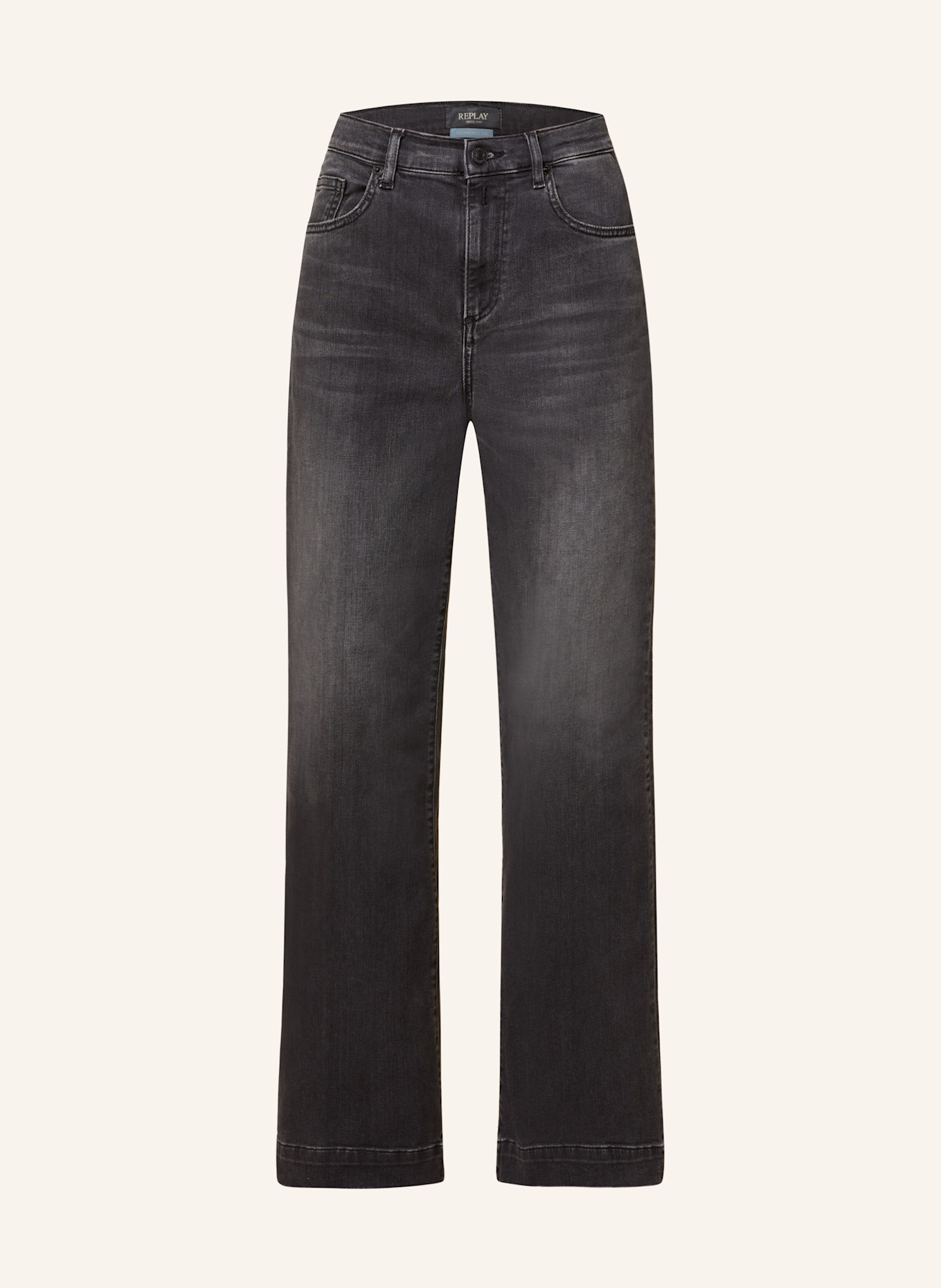 REPLAY Jeansy straight MEIJA, Kolor: 099 BLACK DELAVÉ (Obrazek 1)