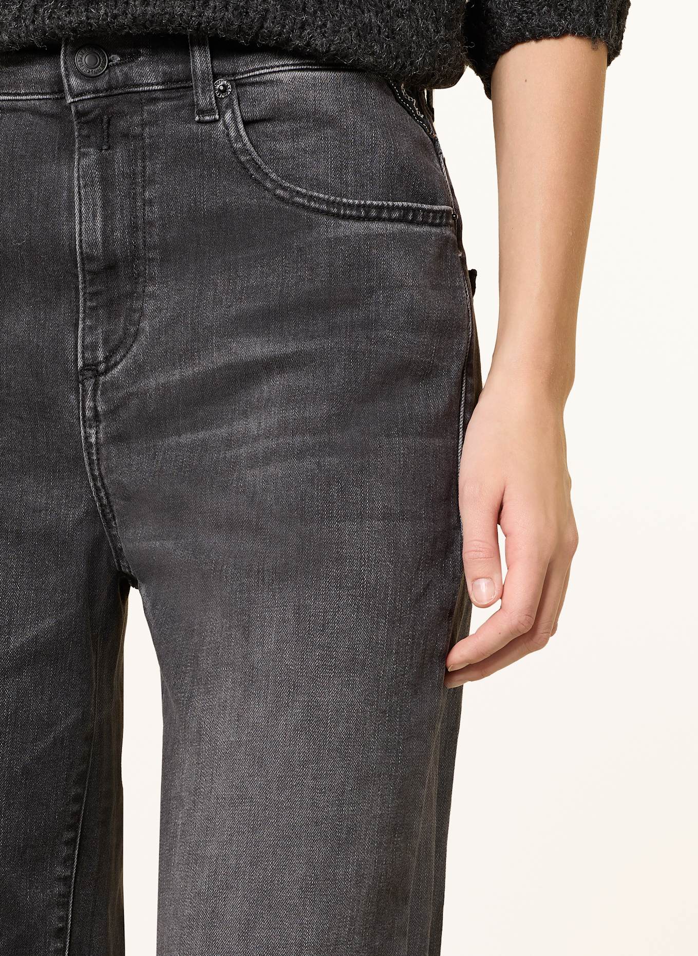 REPLAY Jeansy straight MEIJA, Kolor: 099 BLACK DELAVÉ (Obrazek 5)