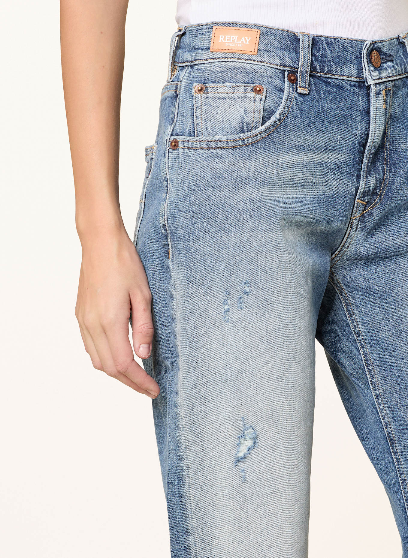 REPLAY 7/8-Jeans AKEME: 009 MEDIUM BLUE