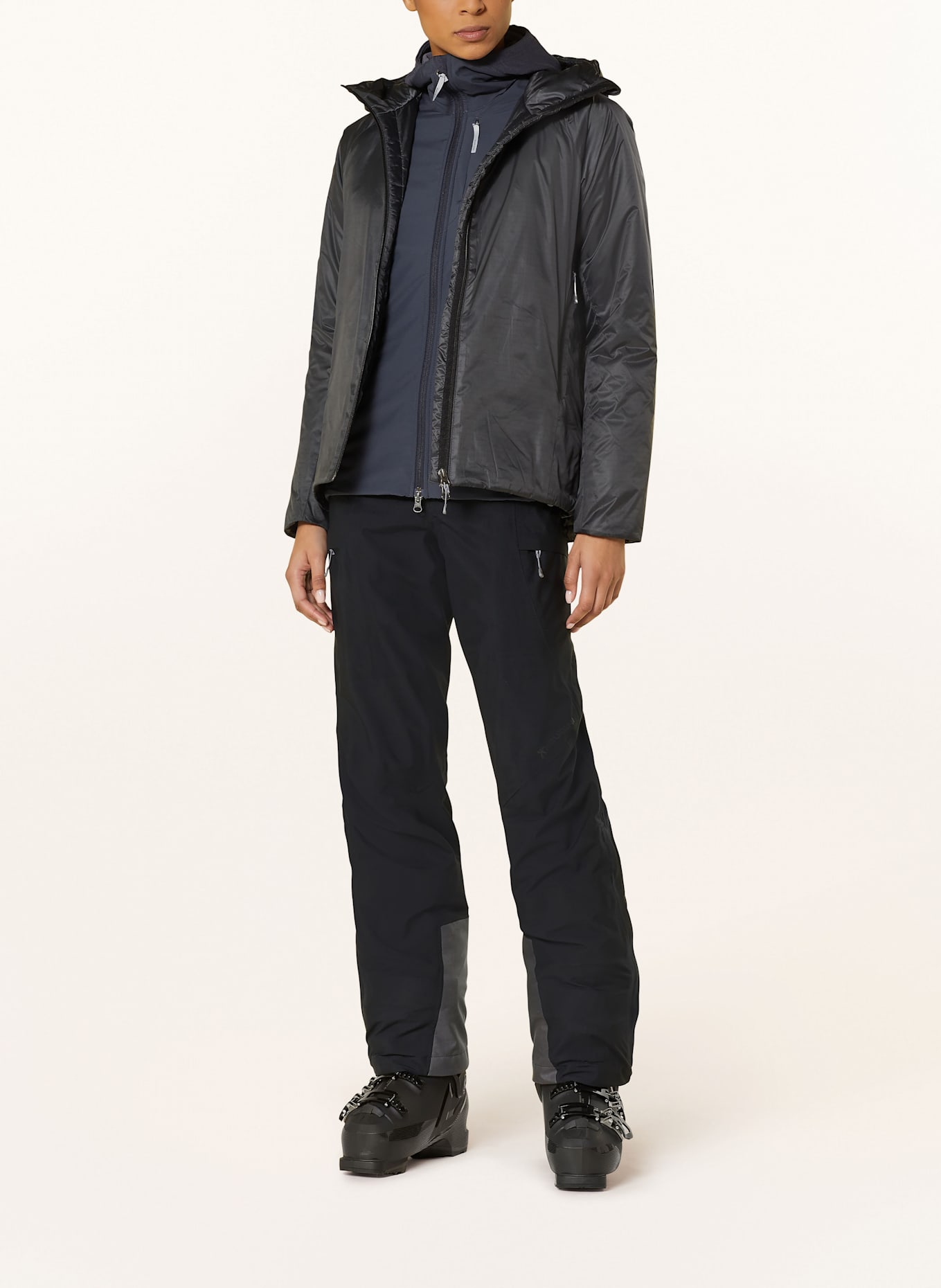 HOUDINI DUNFRI mid-layer jacket with Primaloft® insulation, Color: BLACK (Image 2)