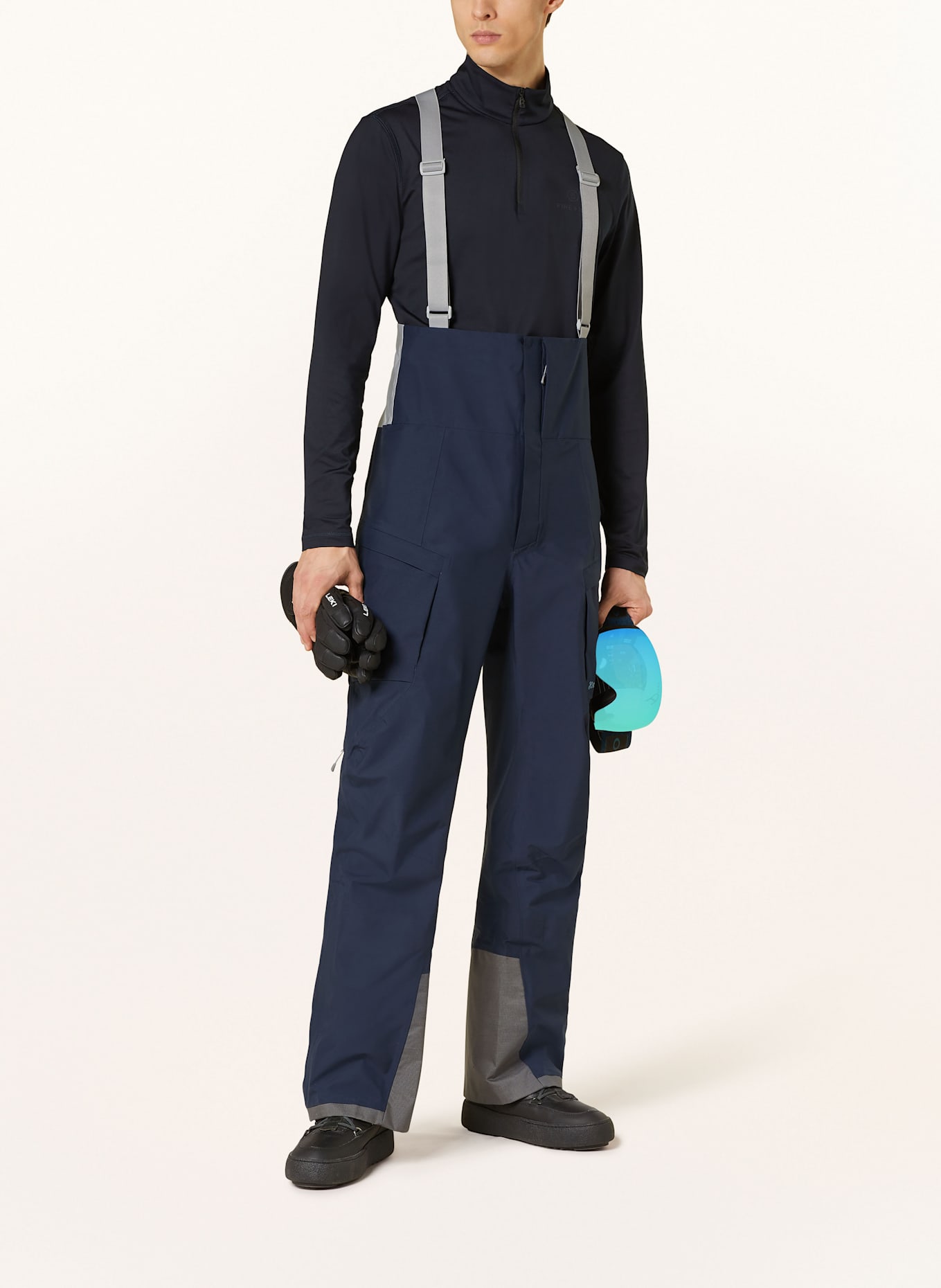 HOUDINI Hardshell-Skihose ROLLERCOASTER BIB: DUNKELBLAU