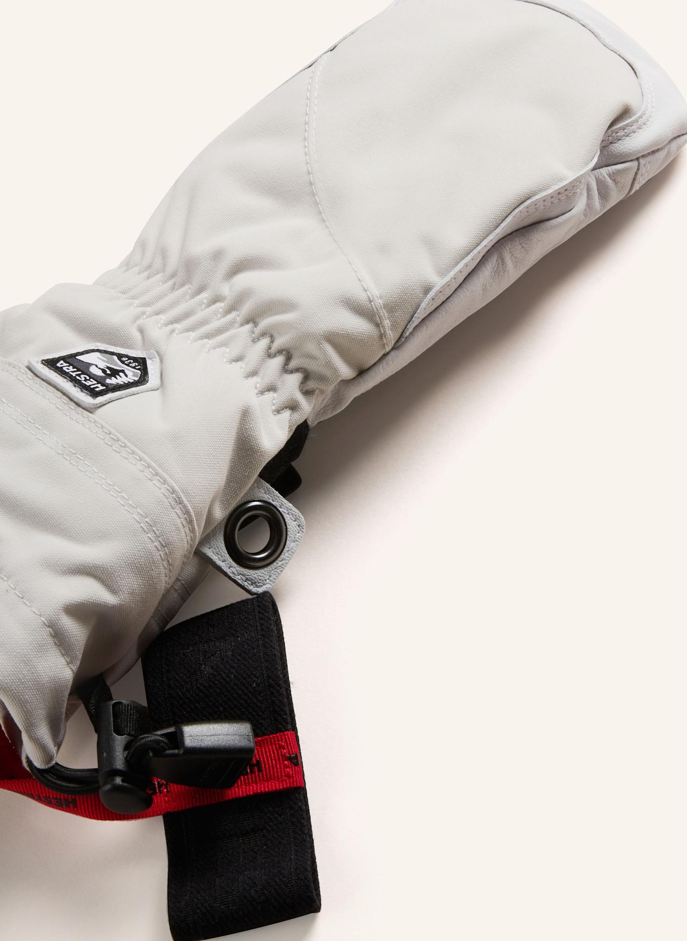 HESTRA Mittens ARMY LEATHER HELI, Color: LIGHT GRAY (Image 2)