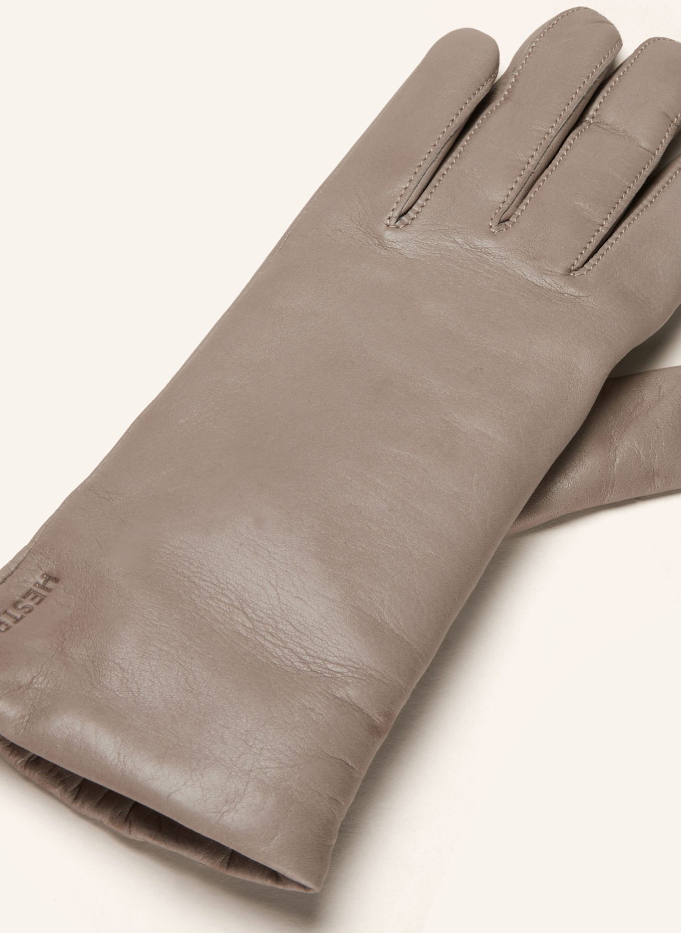 HESTRA Leather gloves ELISABETH, Color: GRAY (Image 2)