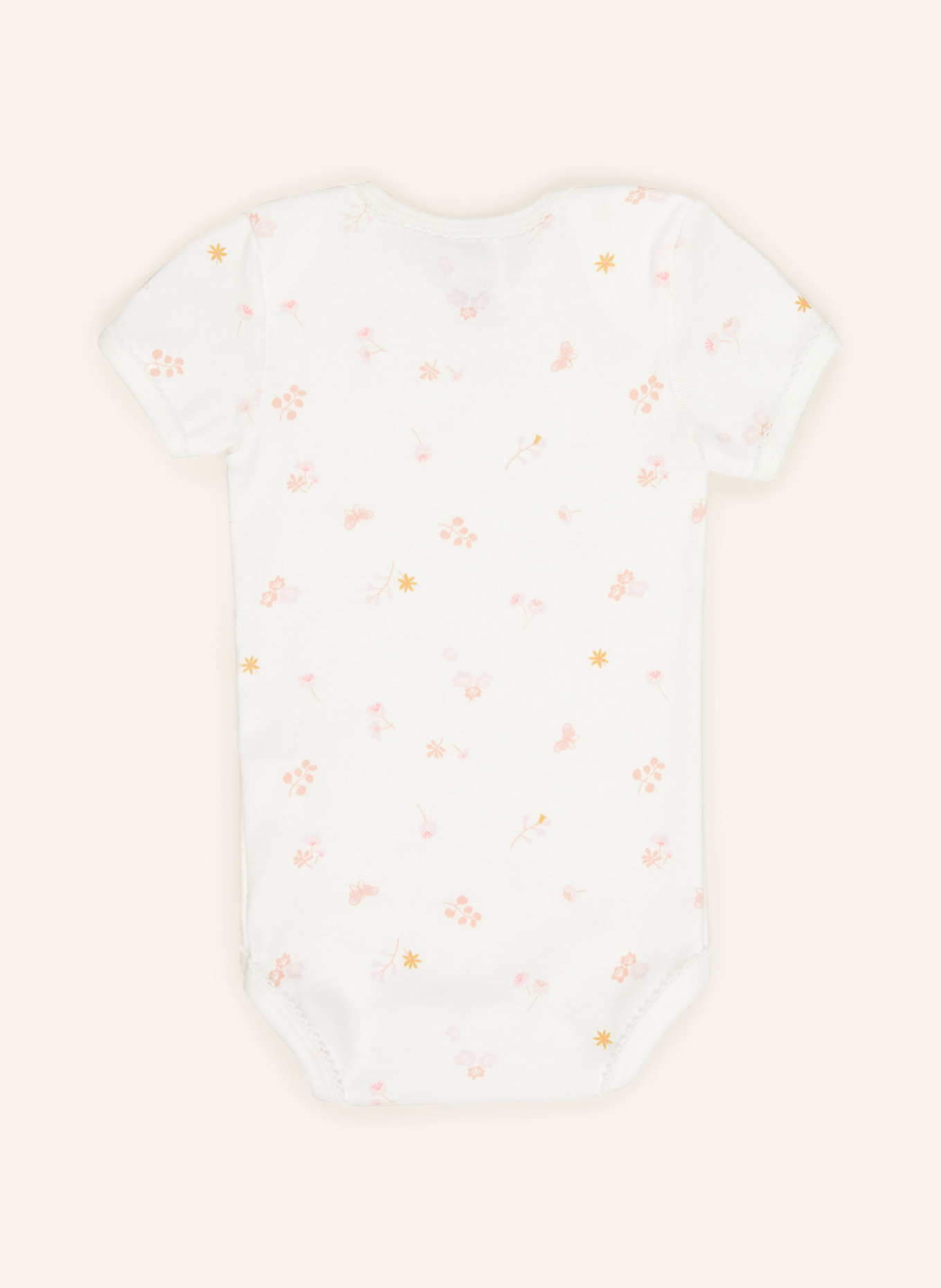 Sanetta 2er-Pack Bodies: WEISS / ROSA