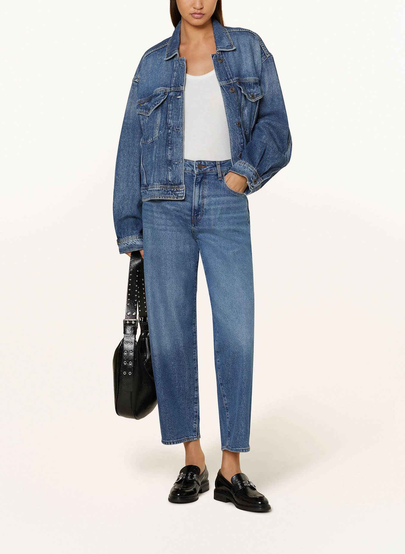 mavi Jeansy LEILA: 88308 dark brushed 90s