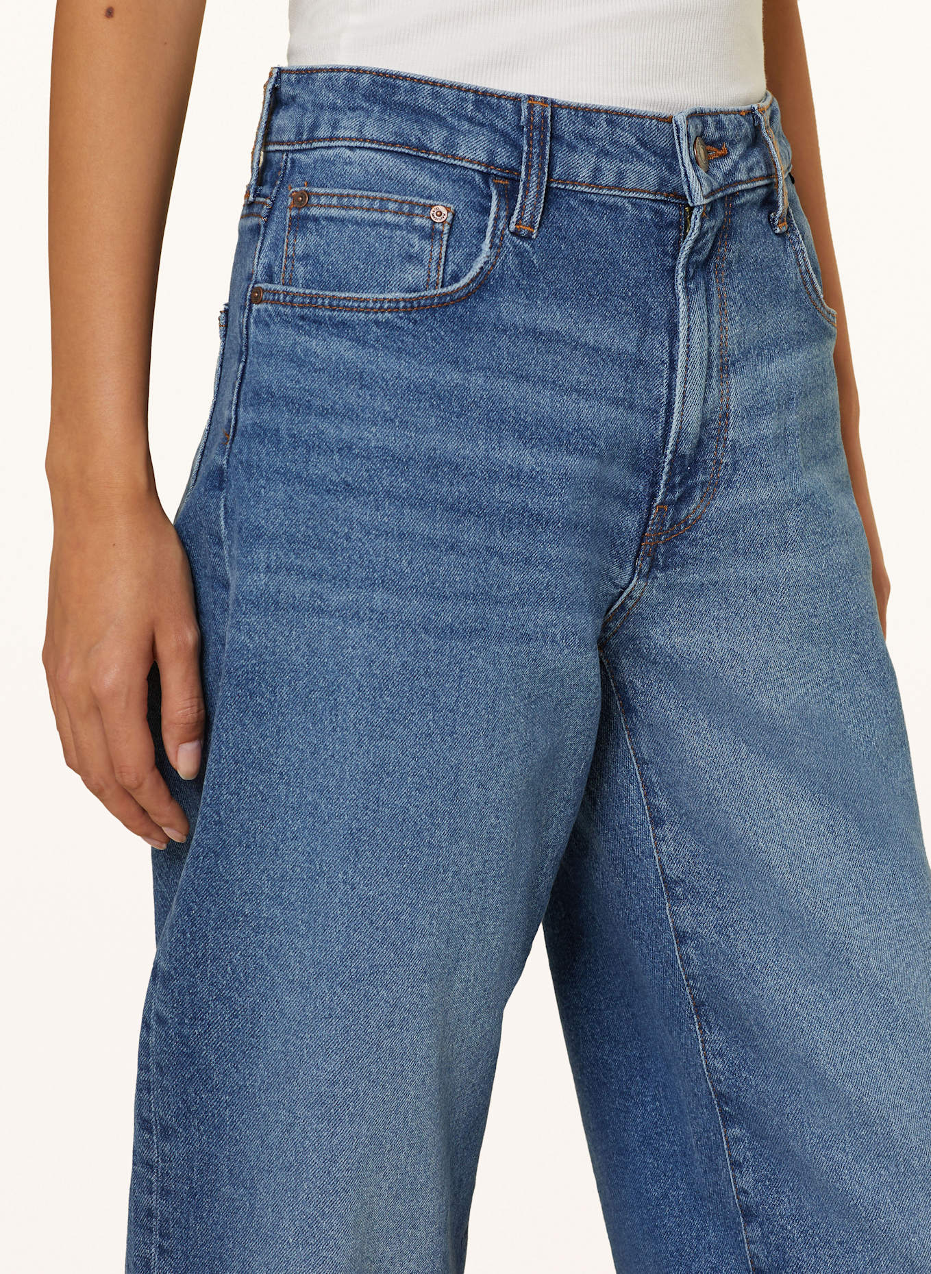 mavi Jeansy LEILA: 88308 dark brushed 90s