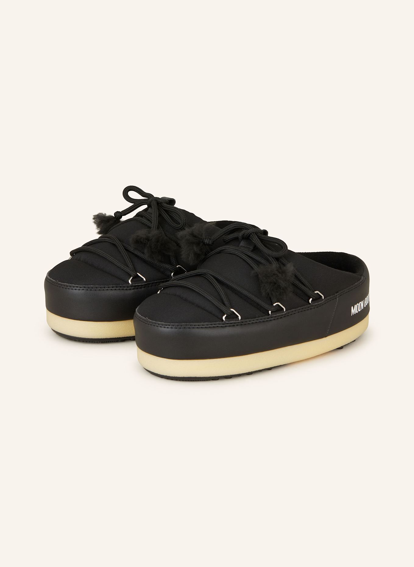MOON BOOT Mules EVX: SCHWARZ