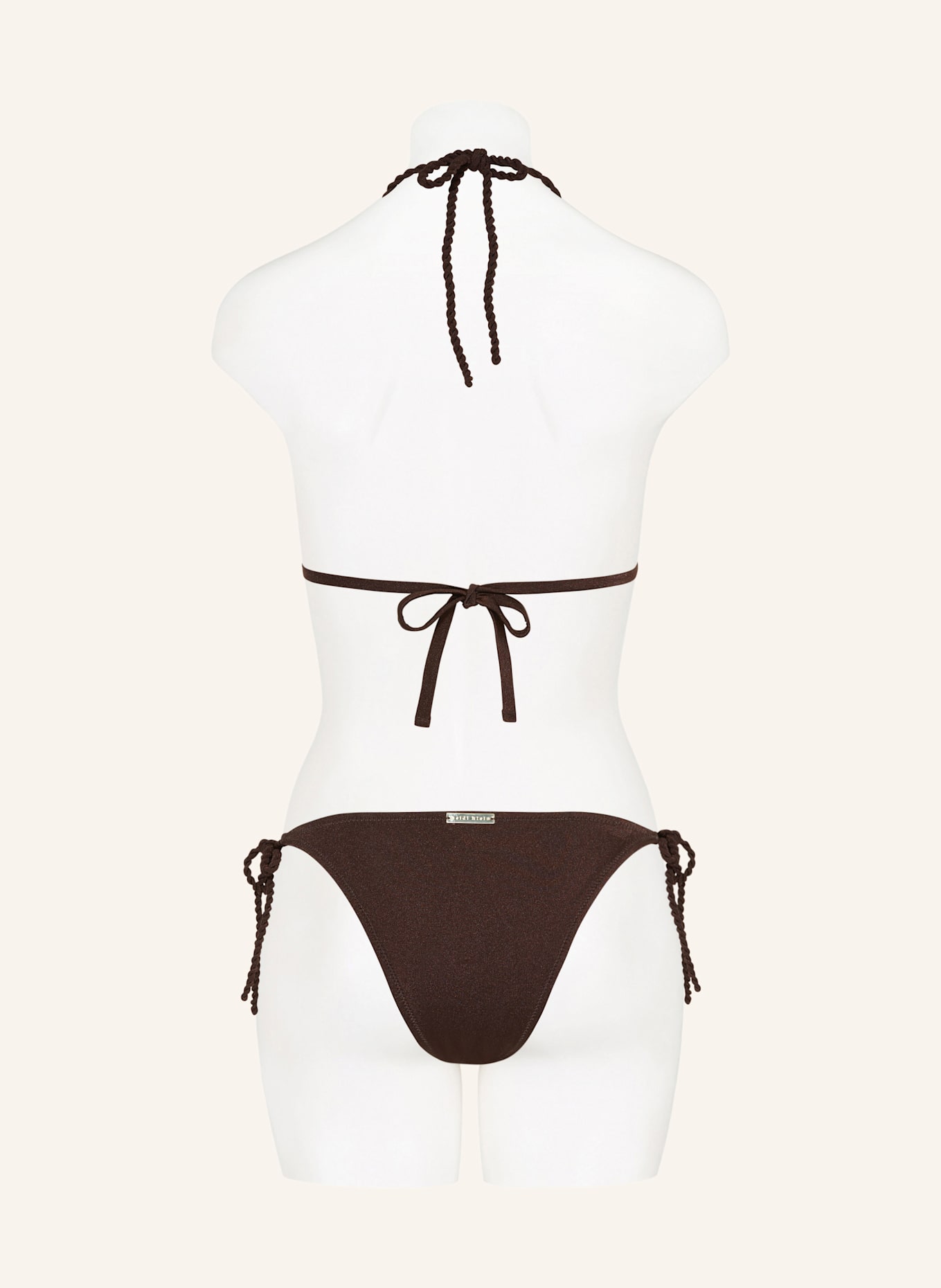 heidi klein Triangel-Bikini-Hose COCO PALM: DUNKELBRAUN