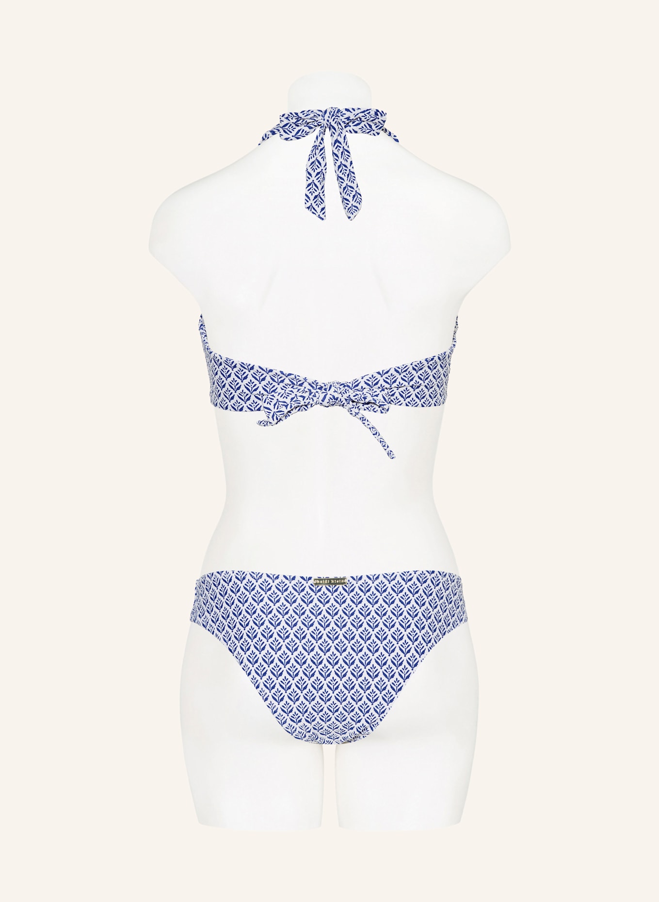 heidi klein Bügel-Bikini-Top CAPE COD: WEISS/ BLAU