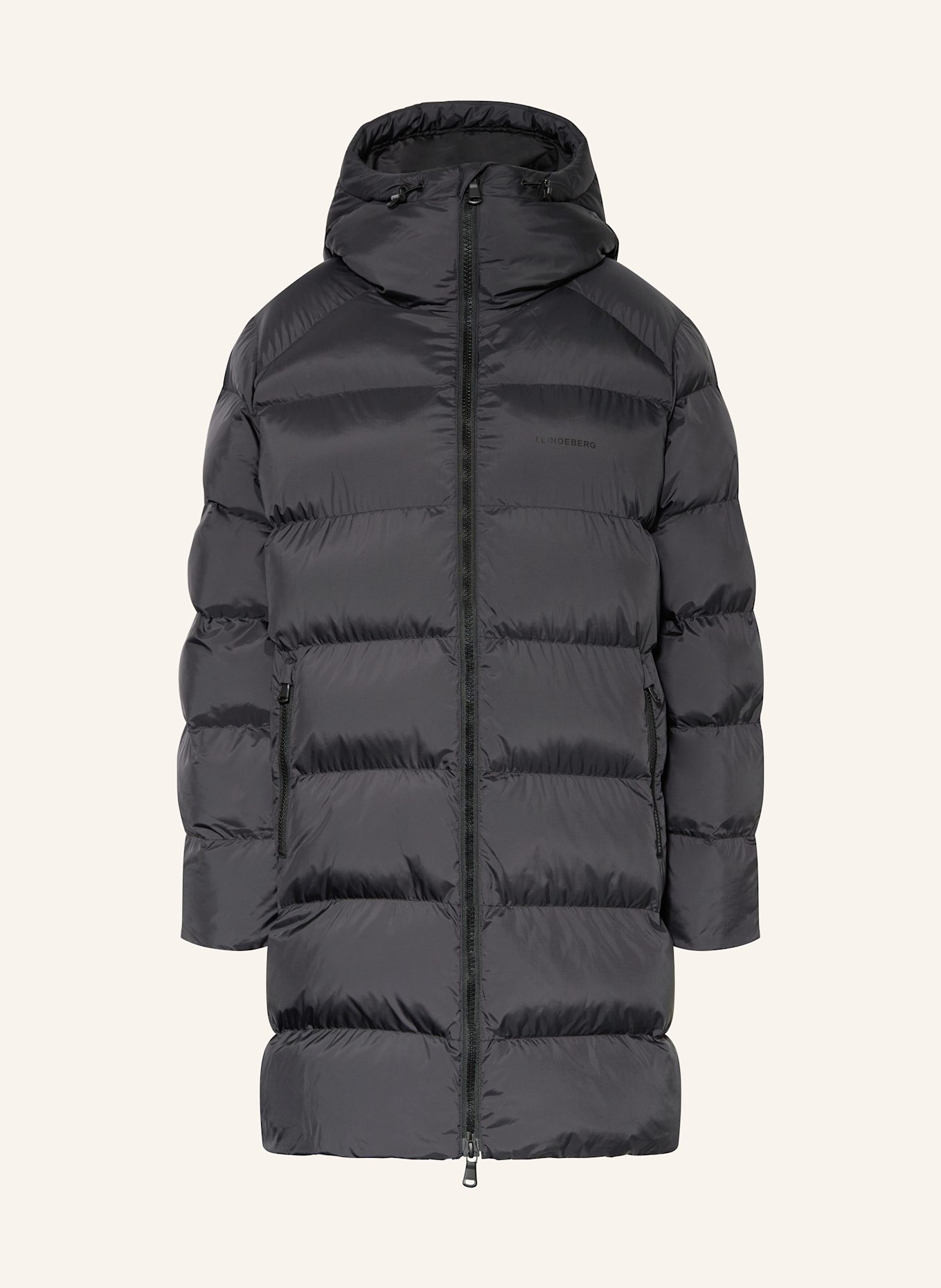 J.LINDEBERG Prošívaný kabát: ČERNÁ