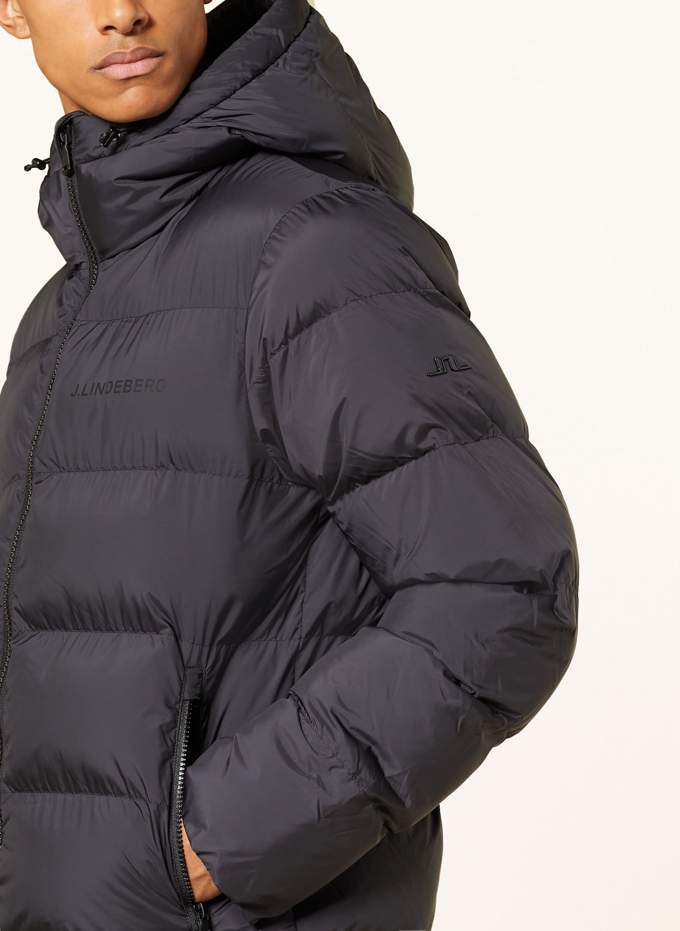 J.LINDEBERG Steppjacke: SCHWARZ