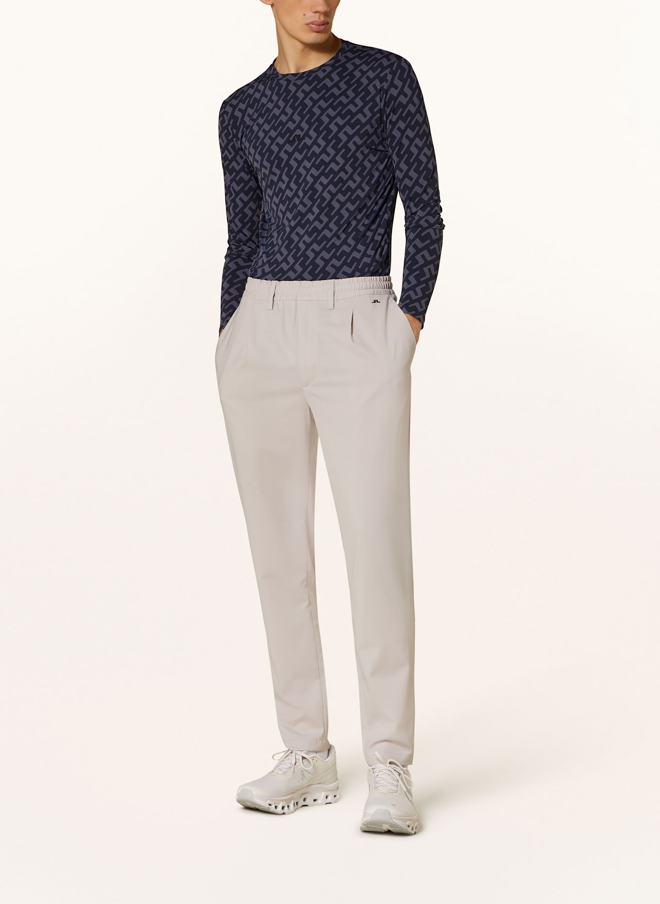 J.LINDEBERG Golf trousers: LIGHT GRAY