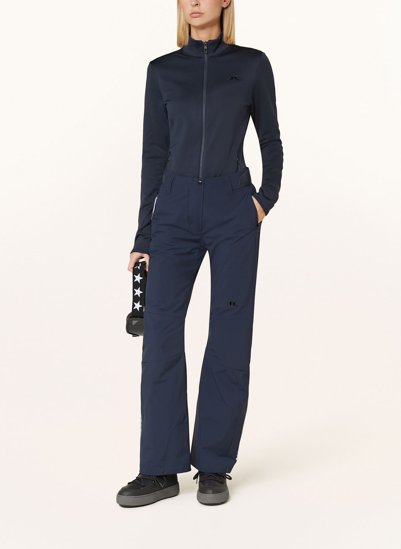J.LINDEBERG Softshell-Skihose: DUNKELBLAU