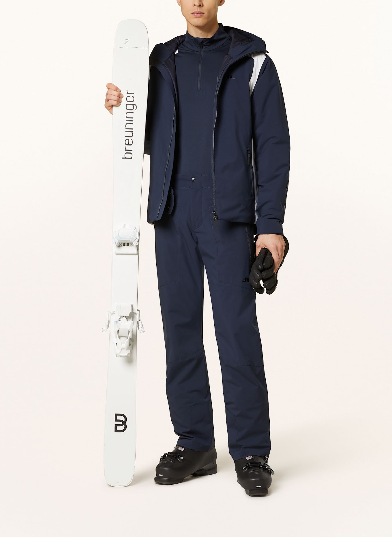 J.LINDEBERG Skijacke: DUNKELBLAU / WEISS