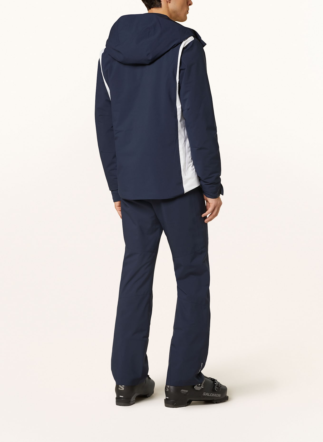 J.LINDEBERG Skijacke: DUNKELBLAU / WEISS