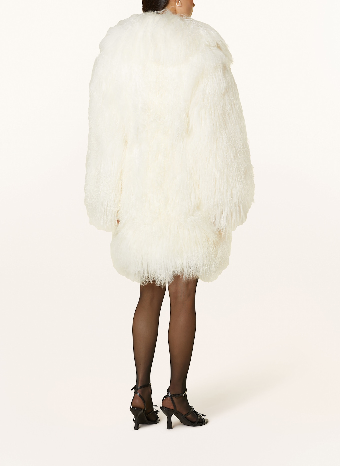 self-portrait Coat: CREAM