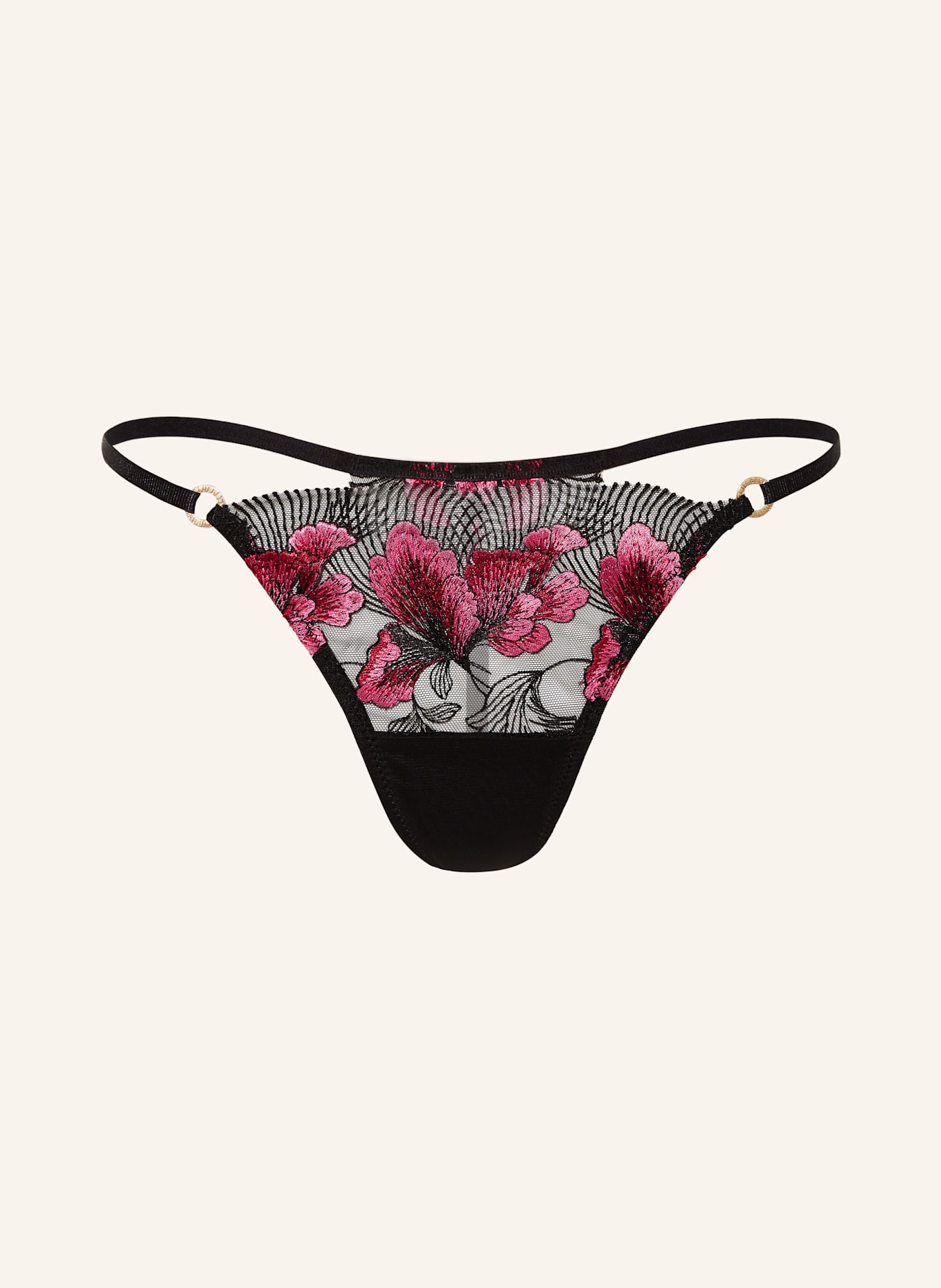 BLUEBELLA String VIVIENNE: SCHWARZ / PINK / ROT