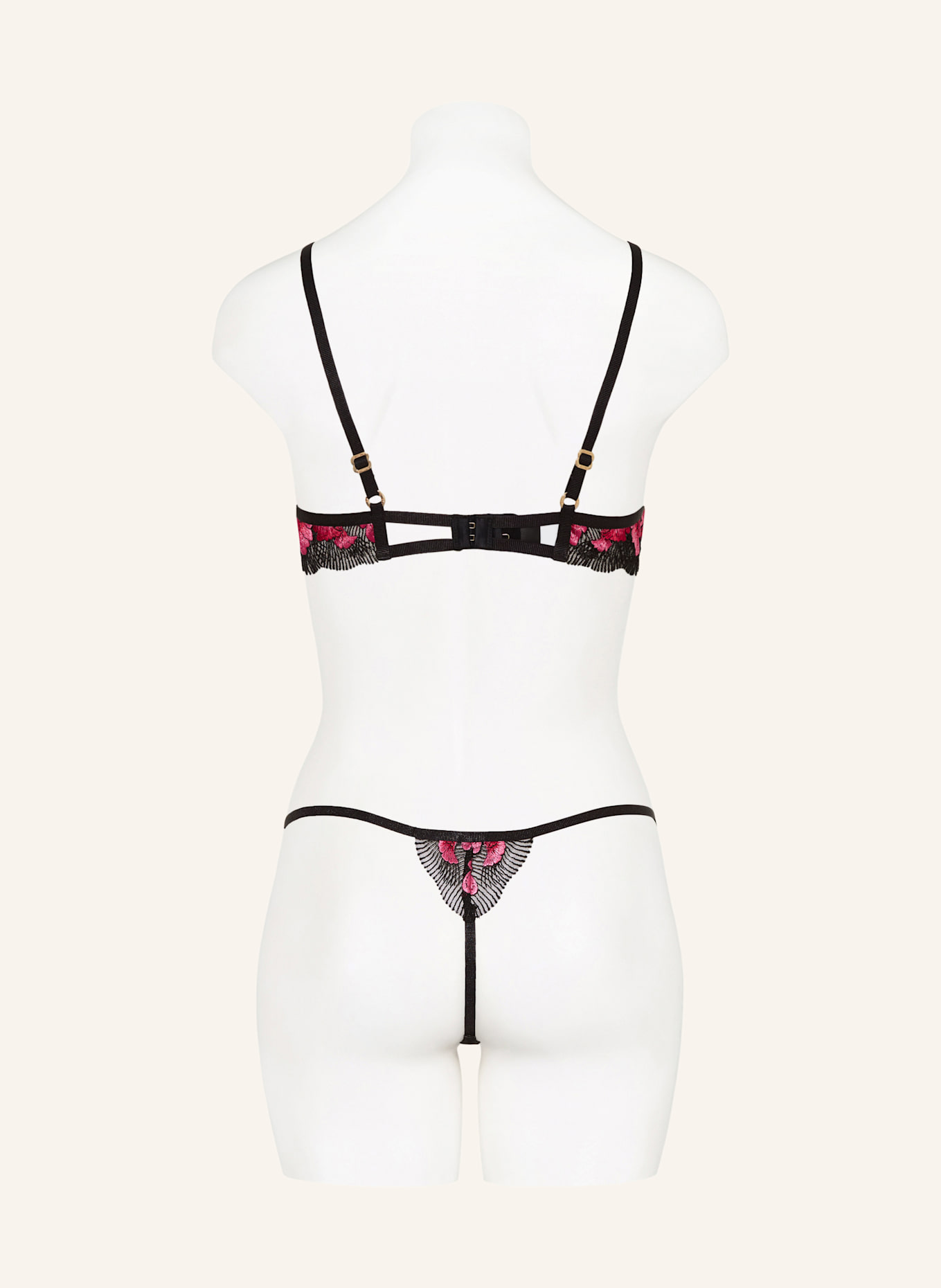 BLUEBELLA String VIVIENNE: SCHWARZ / PINK / ROT