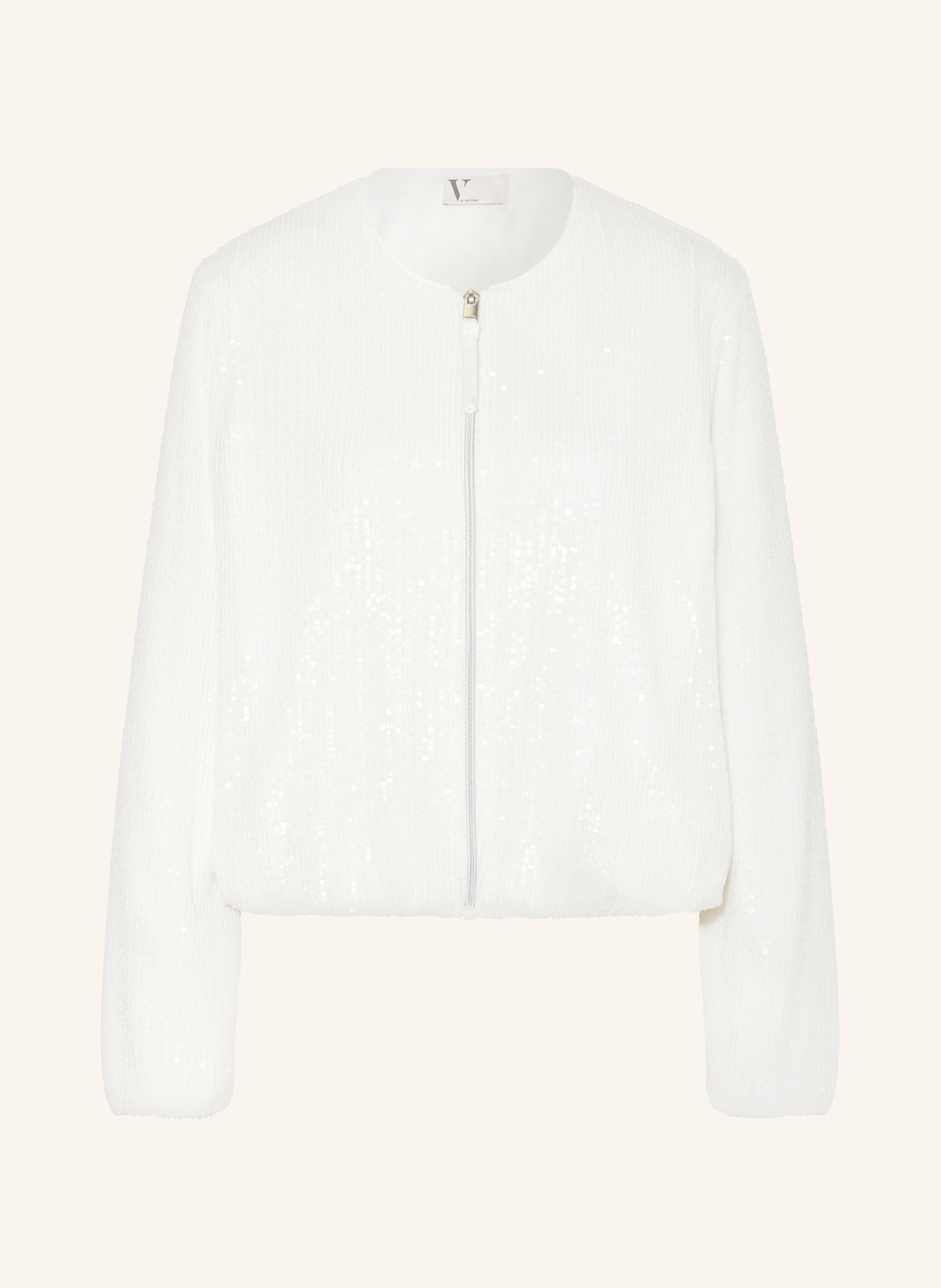 V by Vera Mont Bolerko s flitry: BÍLÁ