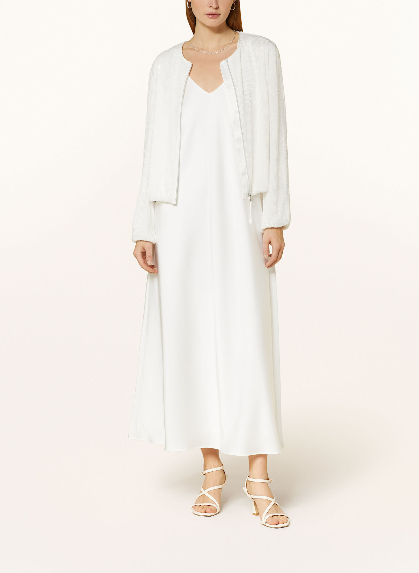 V by Vera Mont Bolerko s flitry: BÍLÁ