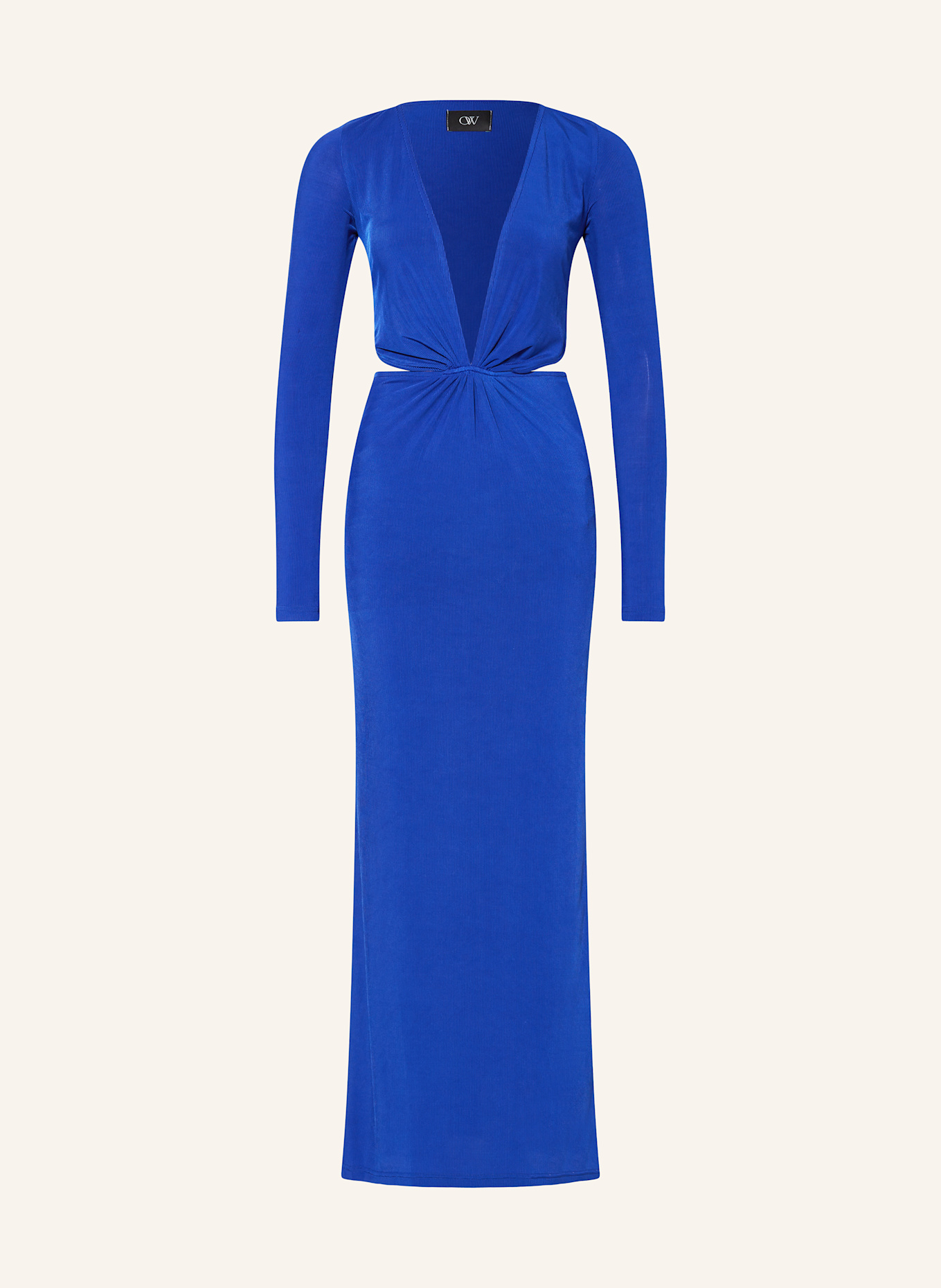 OW Collection Kleid MIDNIGHT mit Cut-out: BLAU