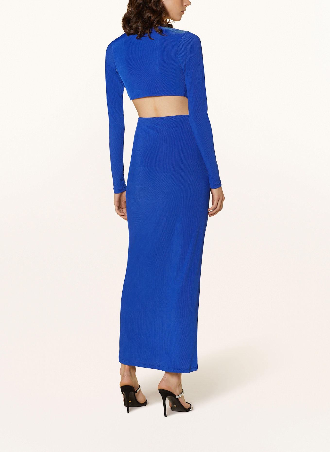 OW Collection Kleid MIDNIGHT mit Cut-out: BLAU