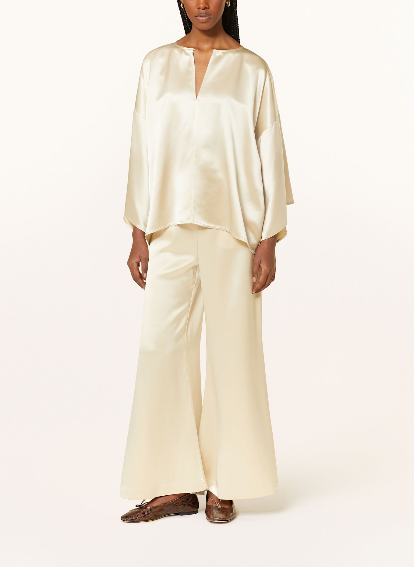 BY MALENE BIRGER Blusentop CICIE aus Satin: BEIGE